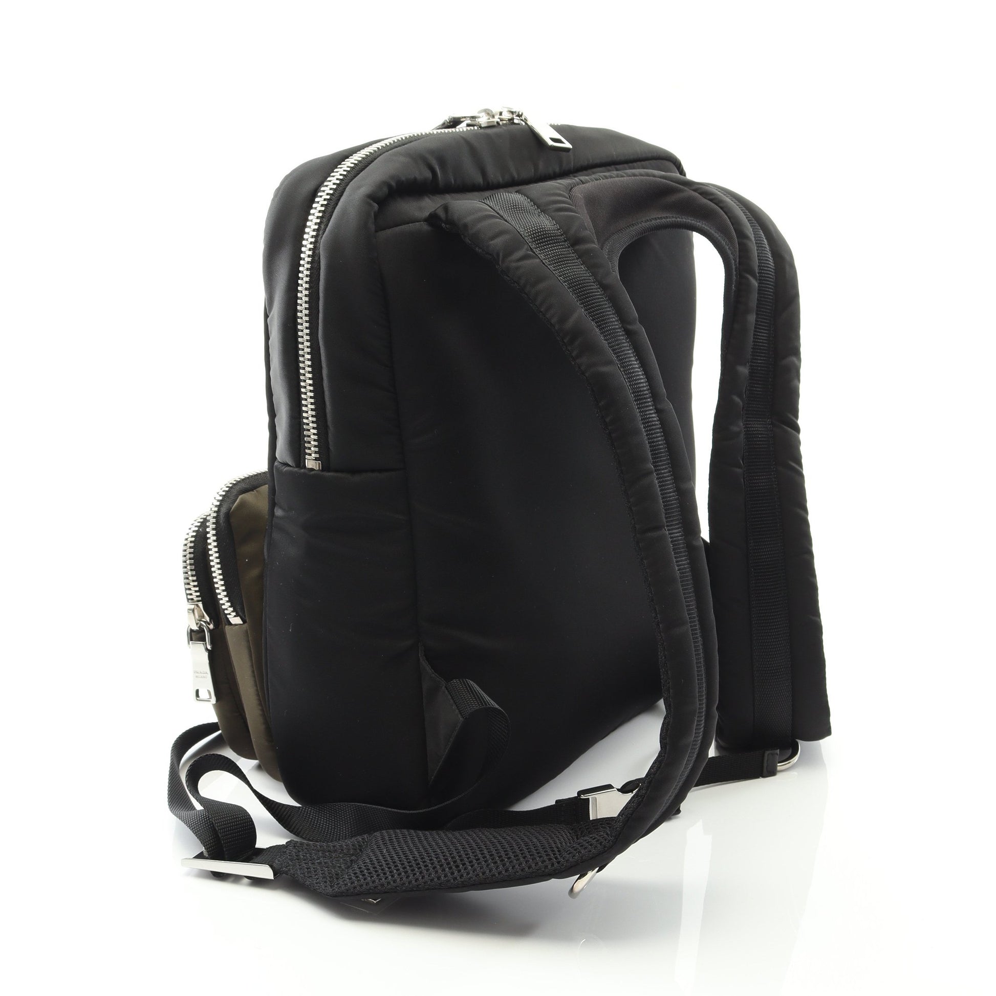 TESSUTO POCKET バックパック リュックサック ナイロン ブラック カーキグリーン プラダ バッグ PRADA