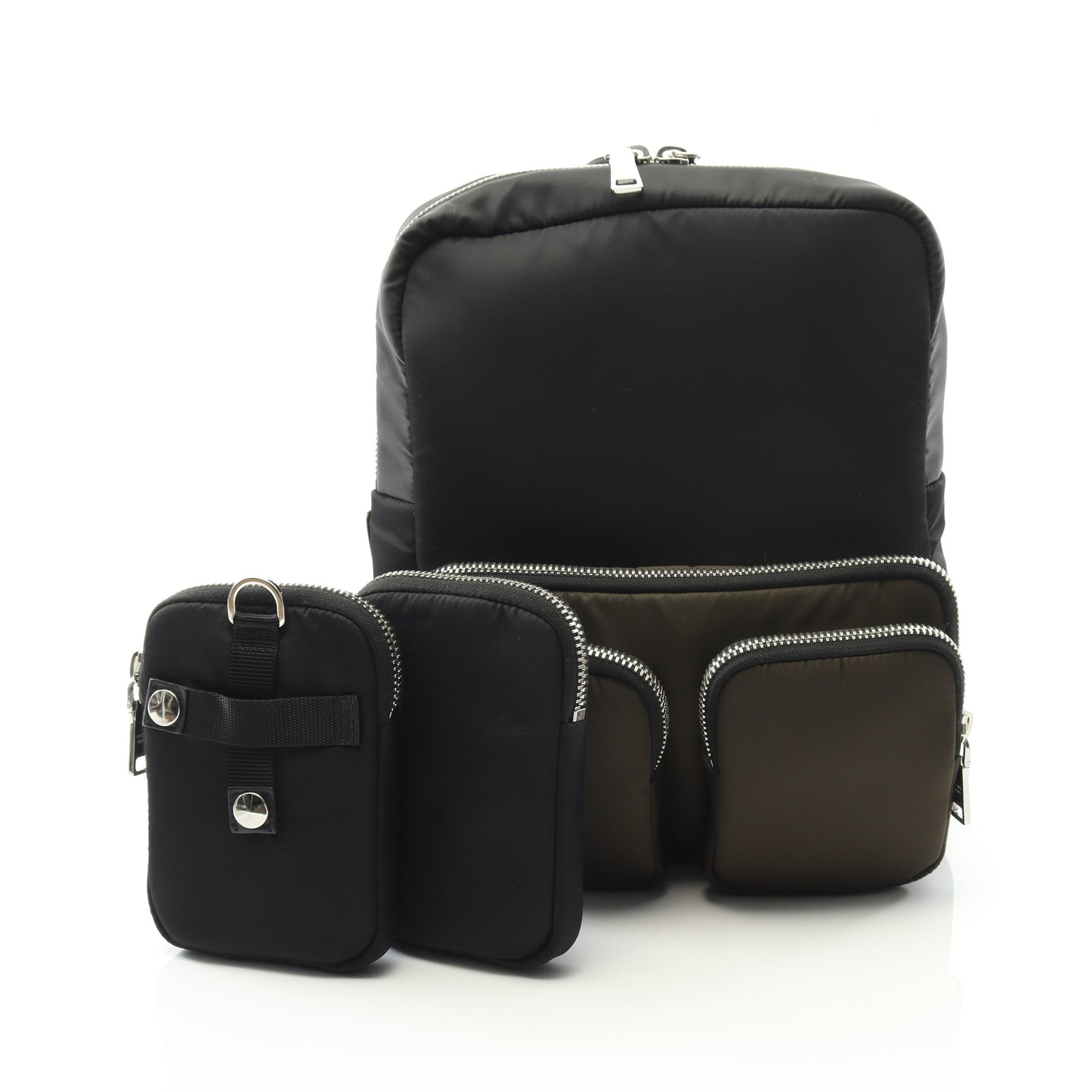TESSUTO POCKET バックパック リュックサック ナイロン ブラック カーキグリーン プラダ バッグ PRADA