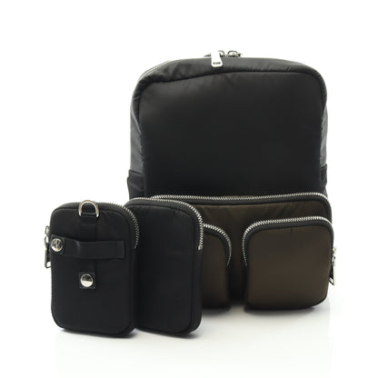 TESSUTO POCKET バックパック リュックサック ナイロン ブラック カーキグリーン プラダ バッグ PRADA