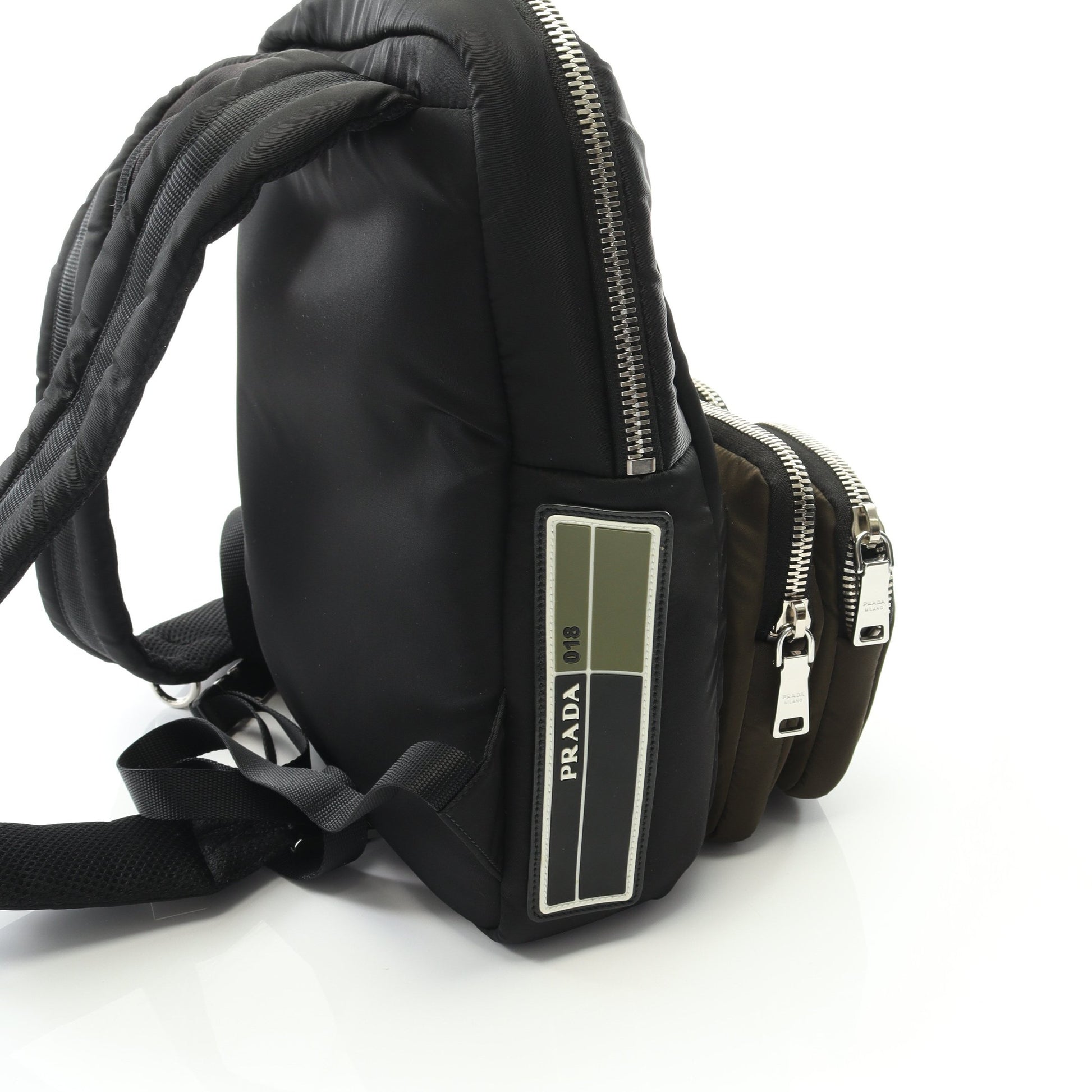 TESSUTO POCKET バックパック リュックサック ナイロン ブラック カーキグリーン プラダ バッグ PRADA