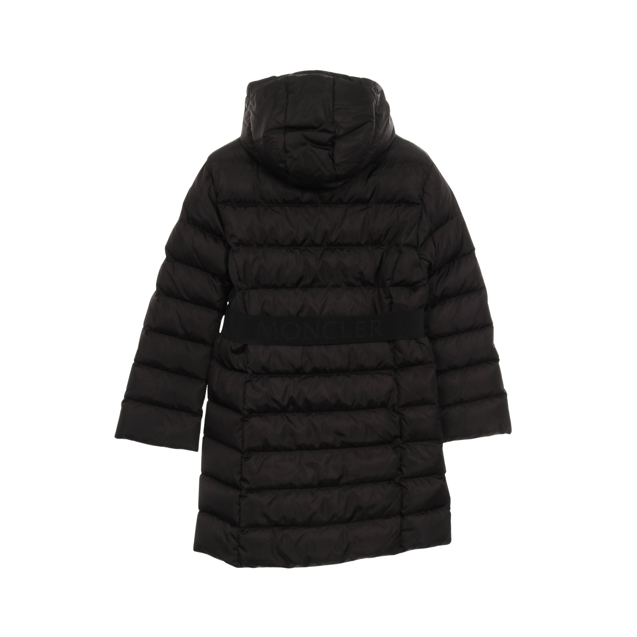 DOMBES ドンブ ダウンコート ナイロン ブラック フード付き