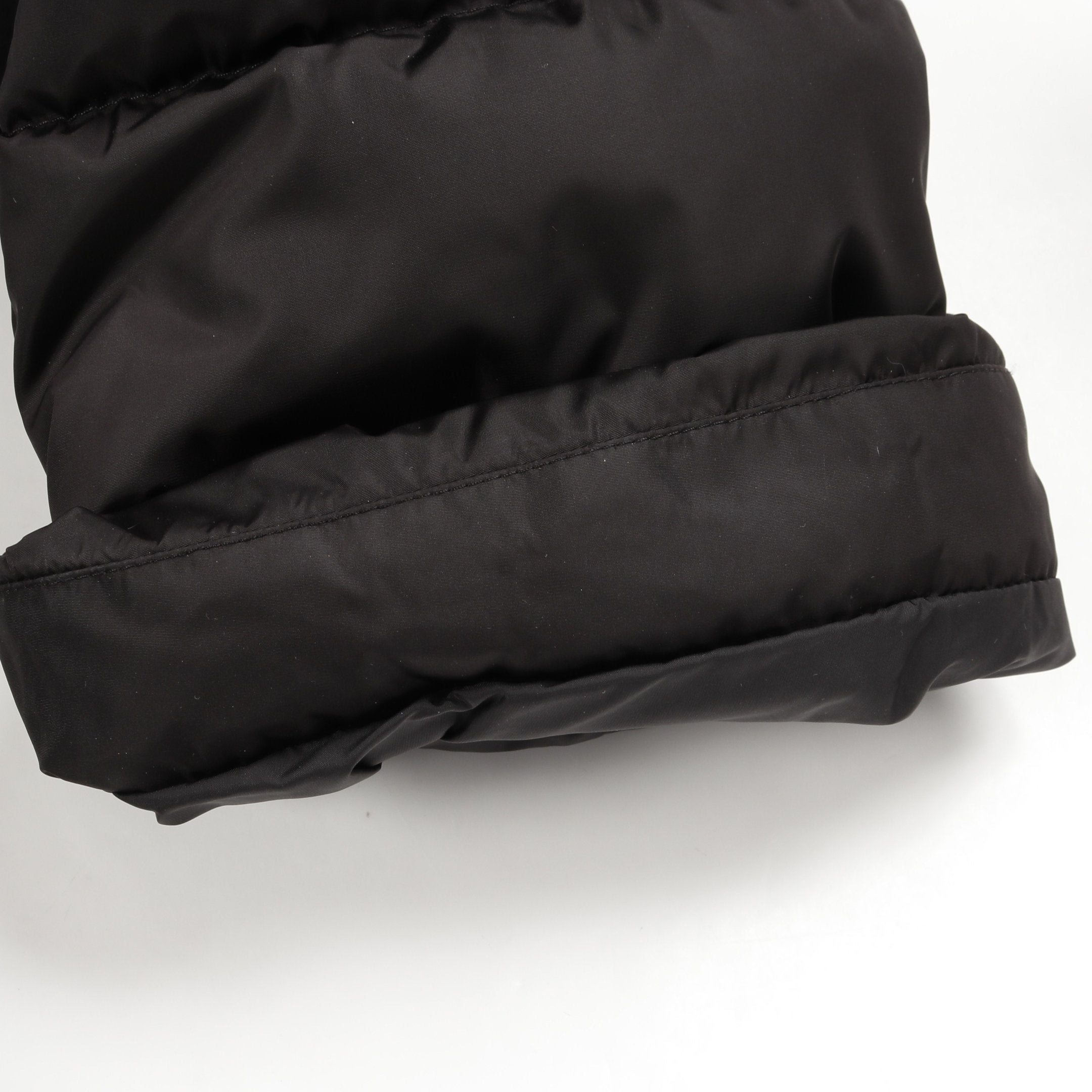 DOMBES ドンブ ダウンコート ナイロン ブラック フード付き