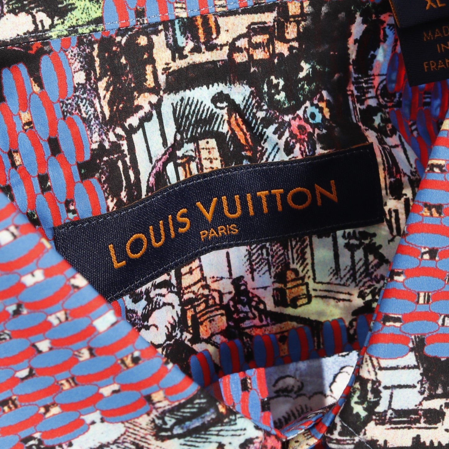 ダミエクラシック シャツ コットン マルチカラー ルイヴィトン トップス LOUIS VUITTON