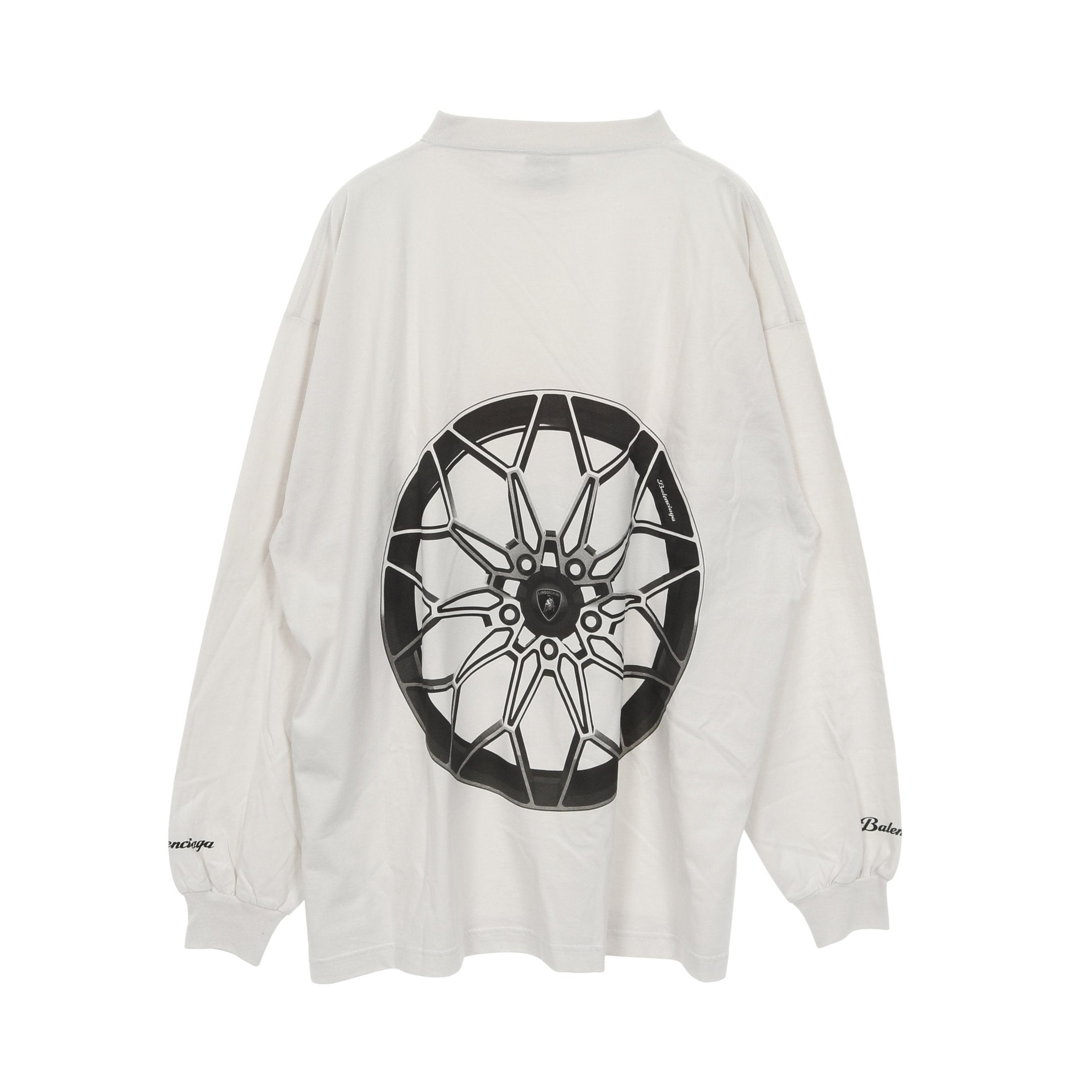 BALENCIAGA 長袖Tシャツ ライトグレー バレンシアガ 長袖 Tシャツ