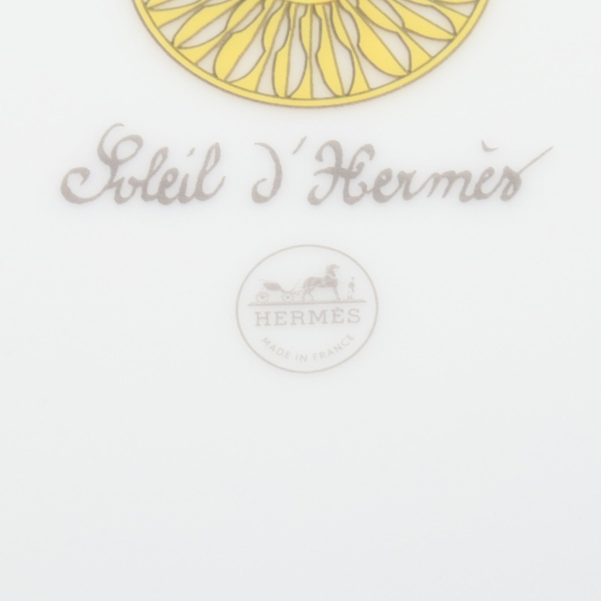 ソレイユドゥエルメス サービングプレート 食器 陶器 イエロー  