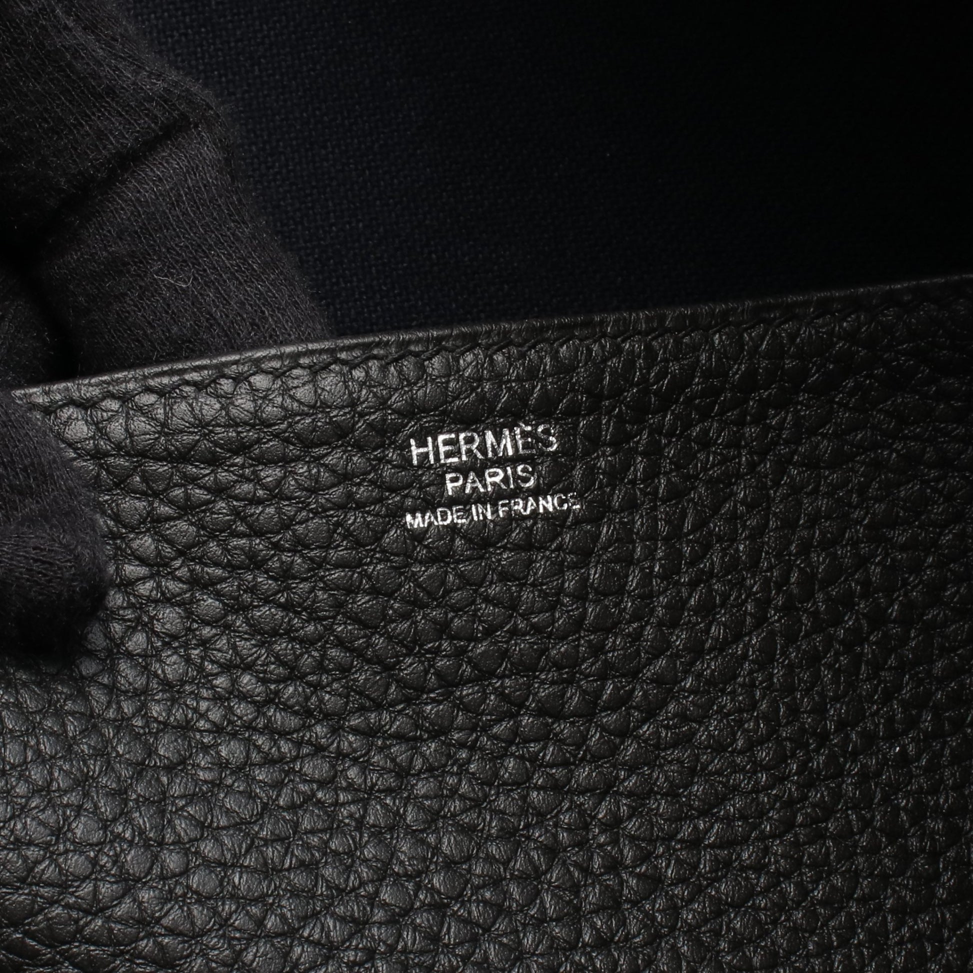 ヴィクトリアライト ブリーフケース ビジネスバッグ トゴ ブラック シルバー金具 C刻印 エルメス バッグ HERMES