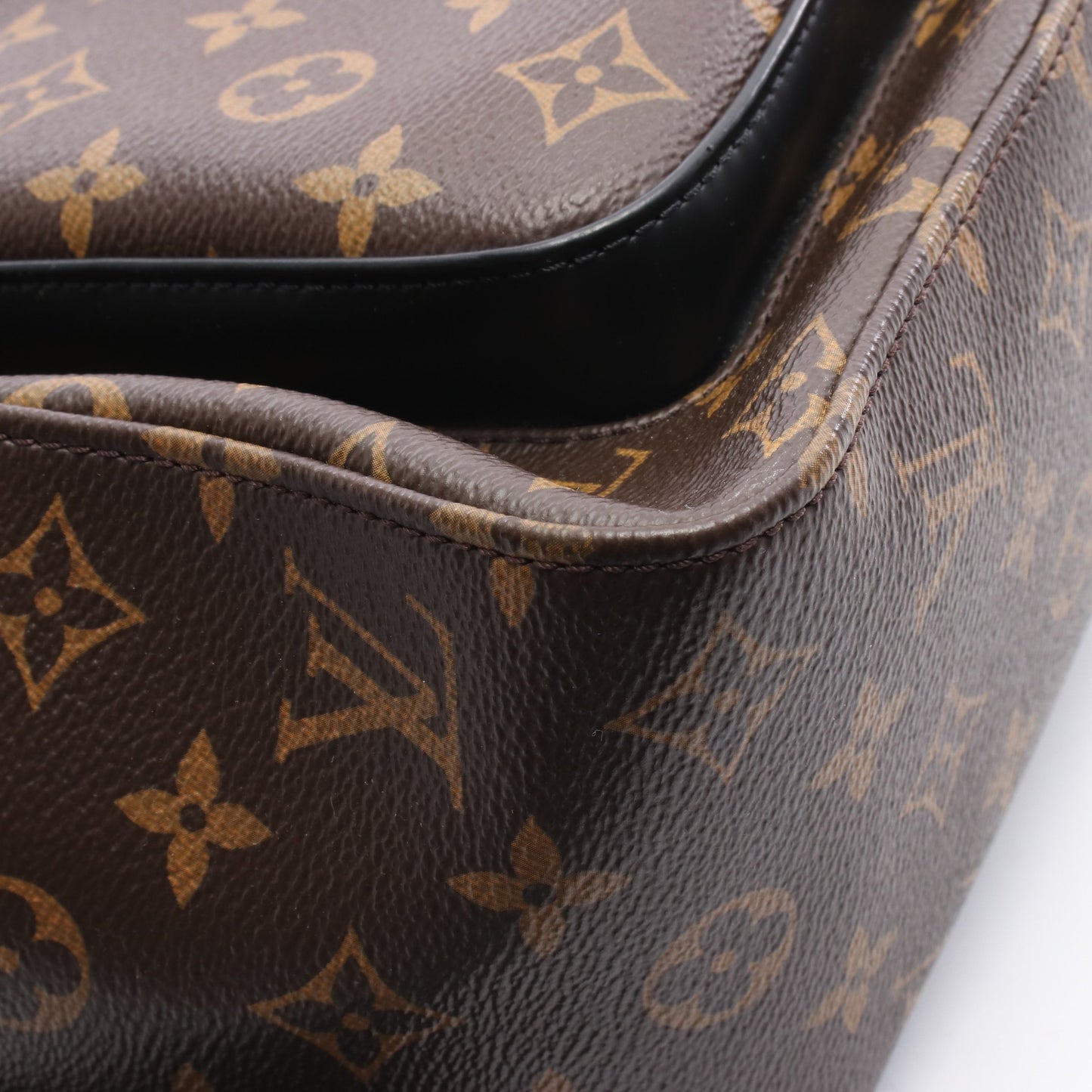 ジョッシュ モノグラムマカサー バックパック リュックサック PVC レザー ブラウン ブラック ルイヴィトン バッグ LOUIS VUITTON