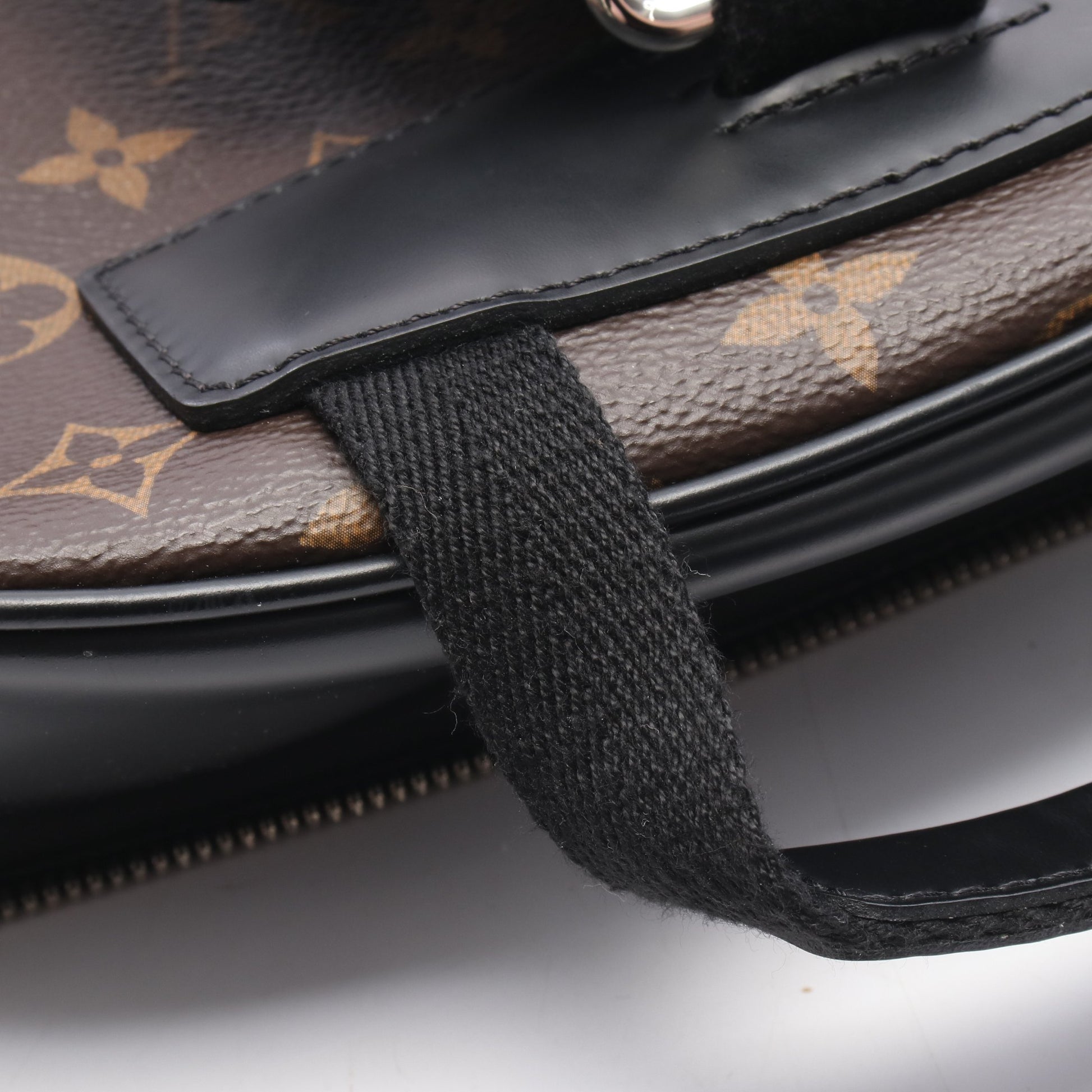 ジョッシュ モノグラムマカサー バックパック リュックサック PVC レザー ブラウン ブラック ルイヴィトン バッグ LOUIS VUITTON
