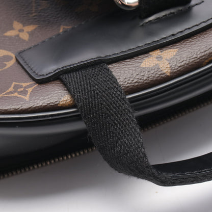 ジョッシュ モノグラムマカサー バックパック リュックサック PVC レザー ブラウン ブラック ルイヴィトン バッグ LOUIS VUITTON