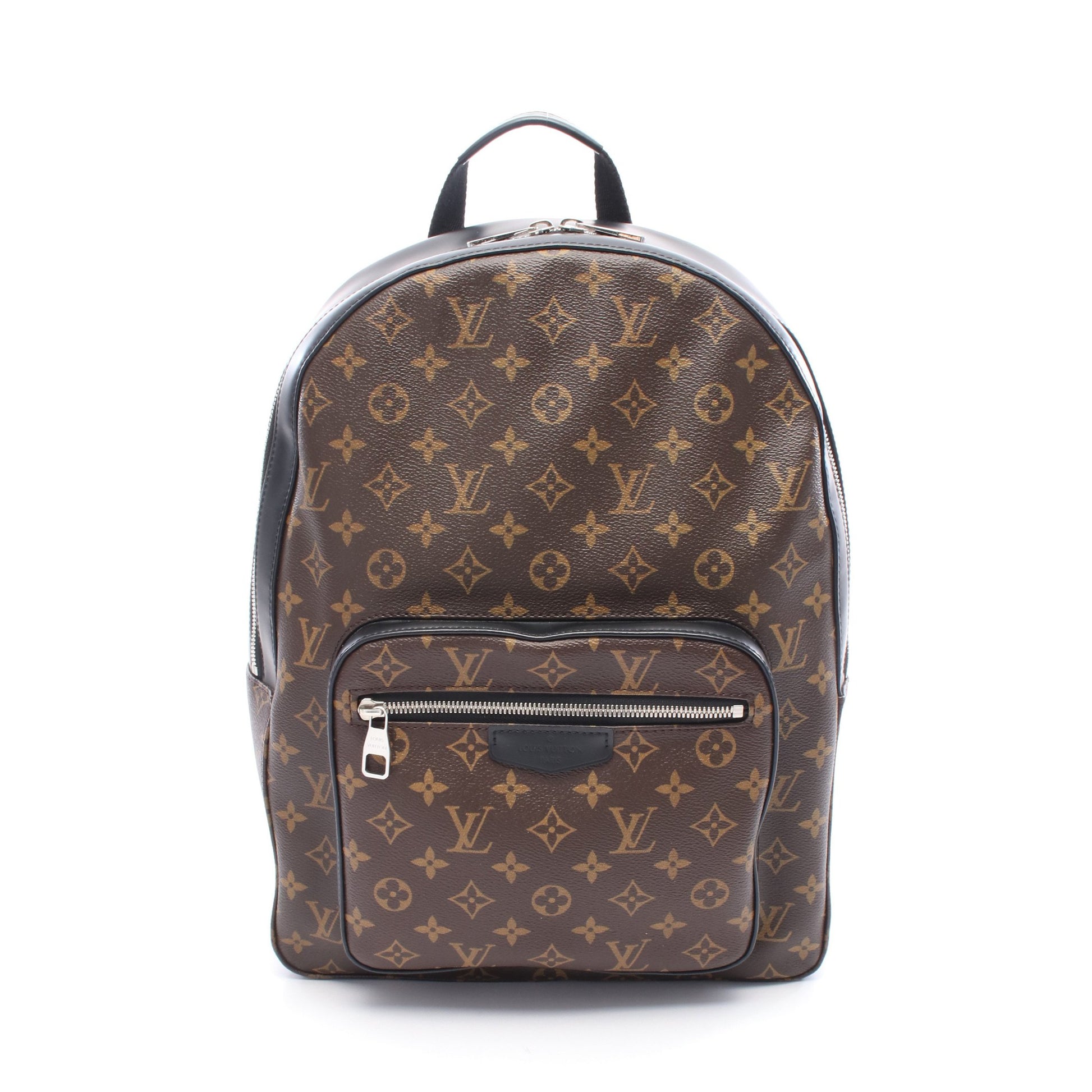 ジョッシュ モノグラムマカサー バックパック リュックサック PVC レザー ブラウン ブラック ルイヴィトン バッグ LOUIS VUITTON