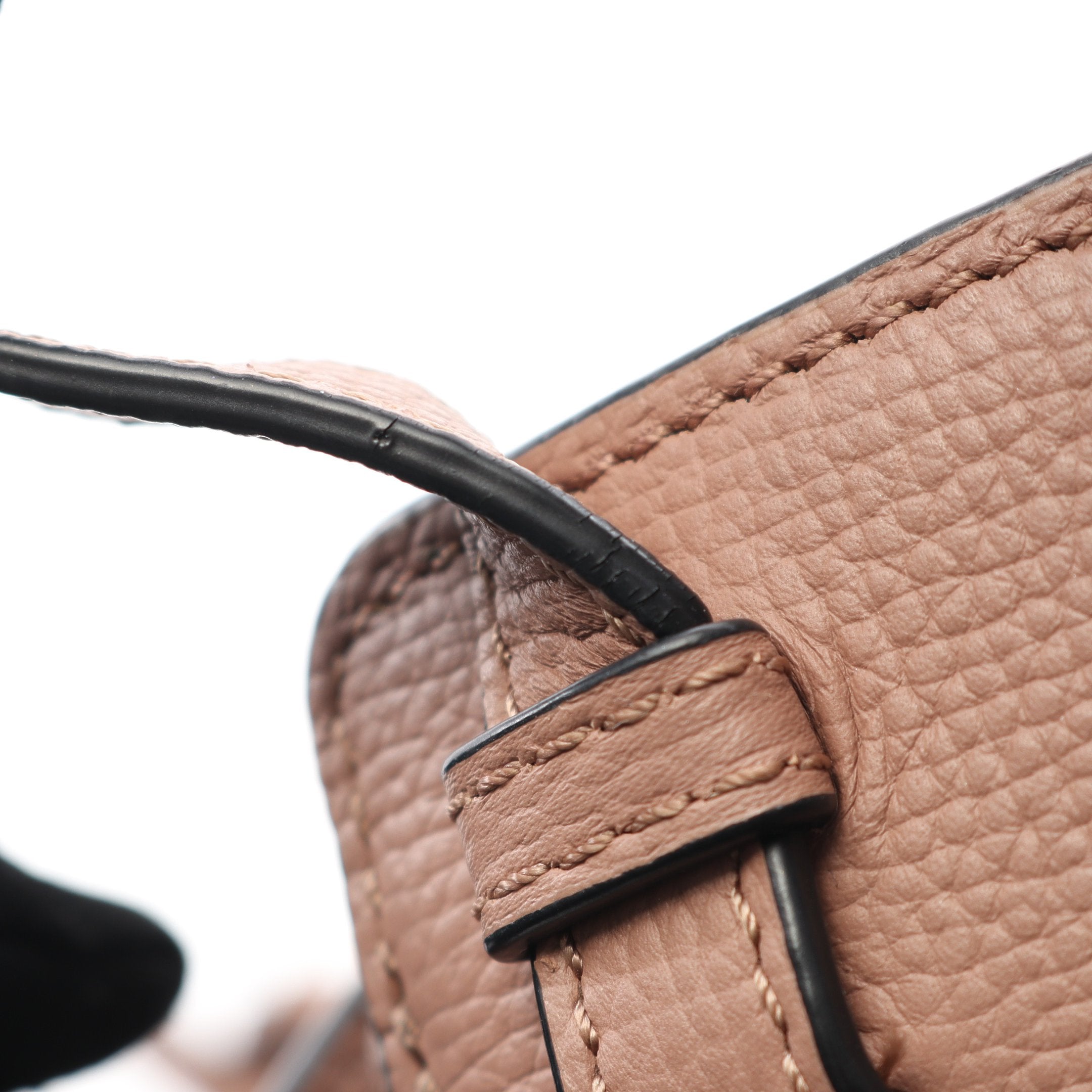 6305 美品 ロエベ ハンモック ドローストリング2wayバッグ ミニ ピンク ロエベ LOEWE ハンモック ドローストリング ミニ ピンク カーフ