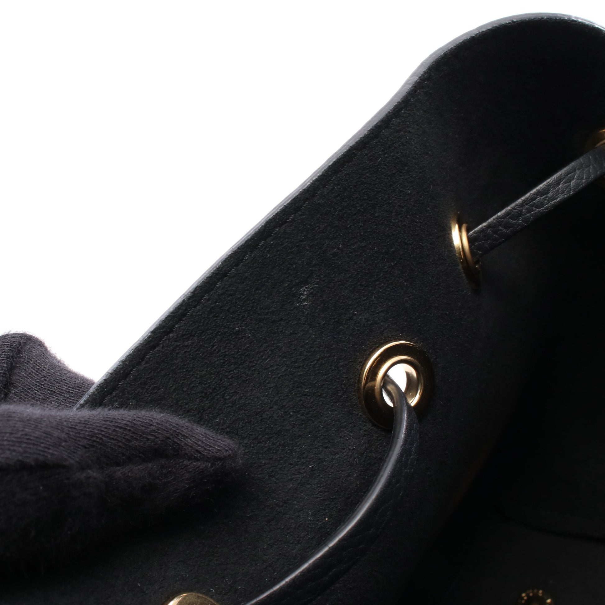 ベラ マヒナ ノワール チェーンハンドバッグ レザー ブラック ゴールド 2WAY ルイヴィトン バッグ LOUIS VUITTON