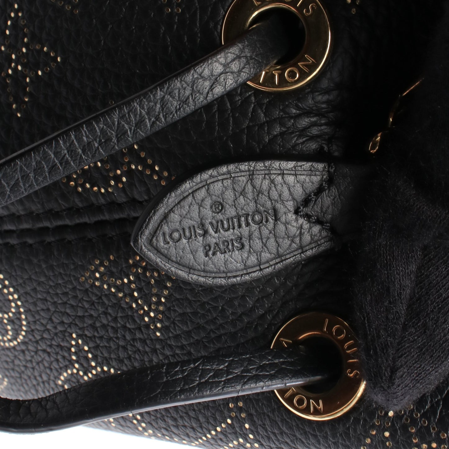 ベラ マヒナ ノワール チェーンハンドバッグ レザー ブラック ゴールド 2WAY ルイヴィトン バッグ LOUIS VUITTON