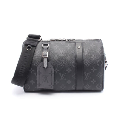シティ キーポル モノグラムエクリプス リバース ショルダーバッグ PVC レザー ブラック グレー ルイヴィトン バッグ LOUIS VUITTON