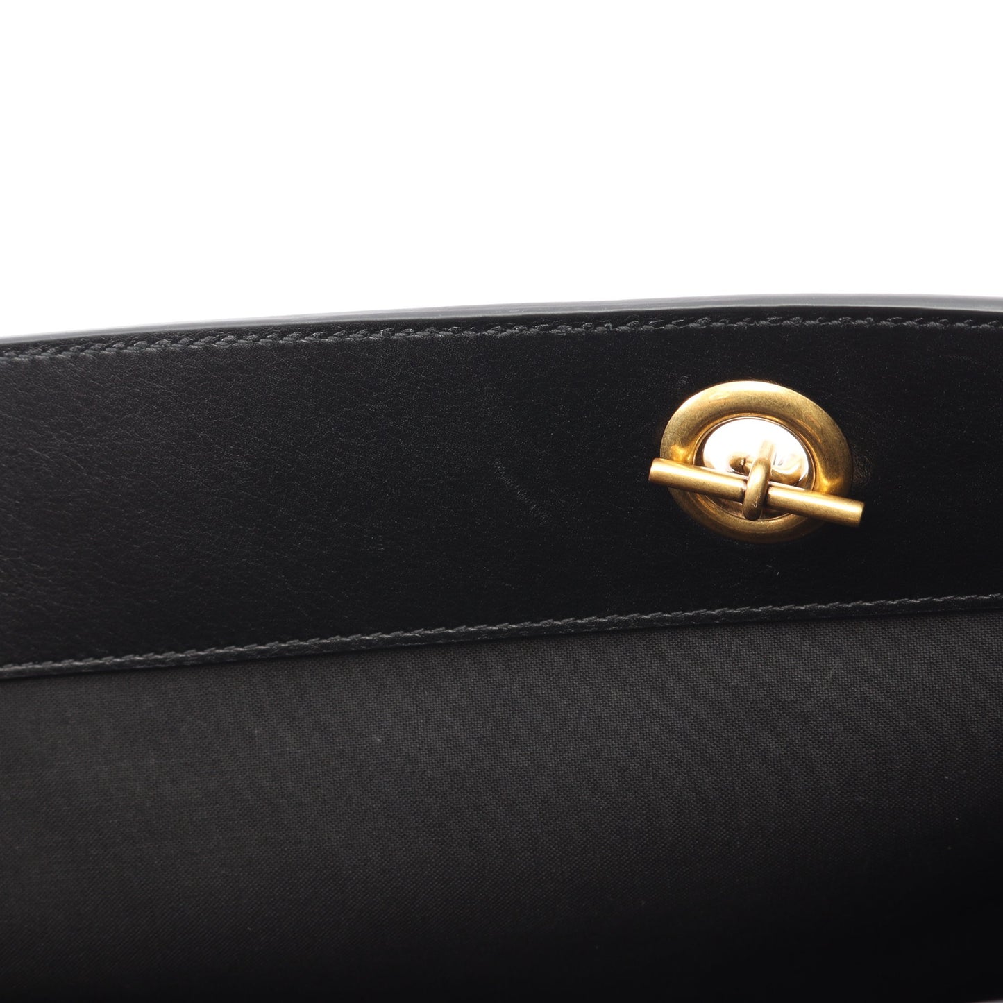 DUTY FREE ミディアム チェーンショルダーバッグ チェーントートバッグ レザー ブラック バレンシアガ バッグ BALENCIAGA