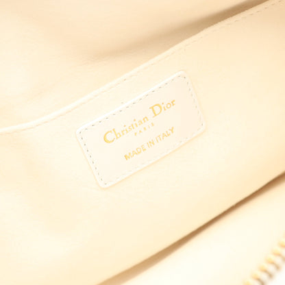 VIBE ヴァイブ ミディアム ホーボー カナージュ ハンドバッグ レザー ホワイト ブラック 2WAY クリスチャンディオール バッグ Christian Dior