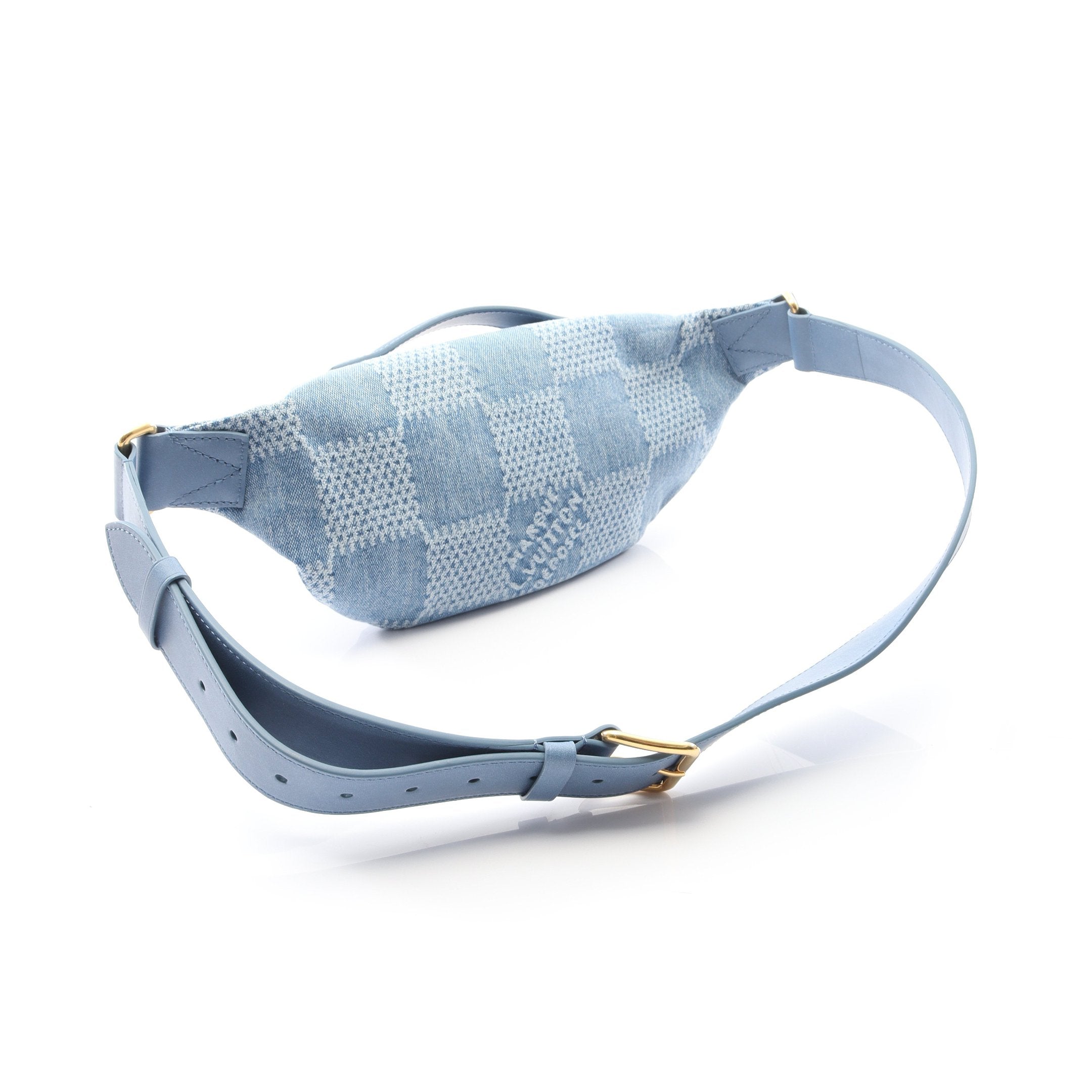 ラッシュ バムバッグ ダミエデニム ボディバッグ ウエストバッグ