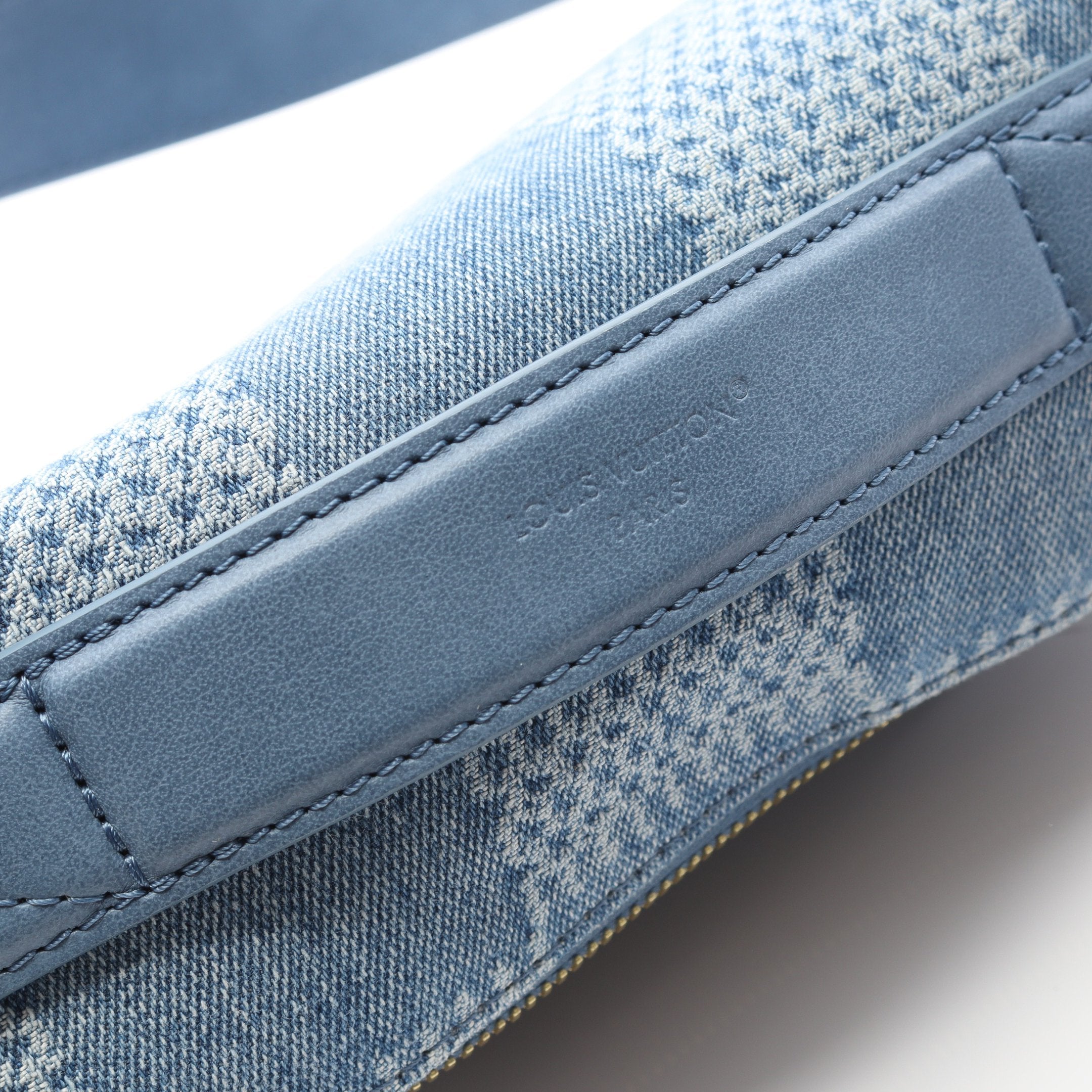 ラッシュ バムバッグ ダミエデニム ボディバッグ ウエストバッグ