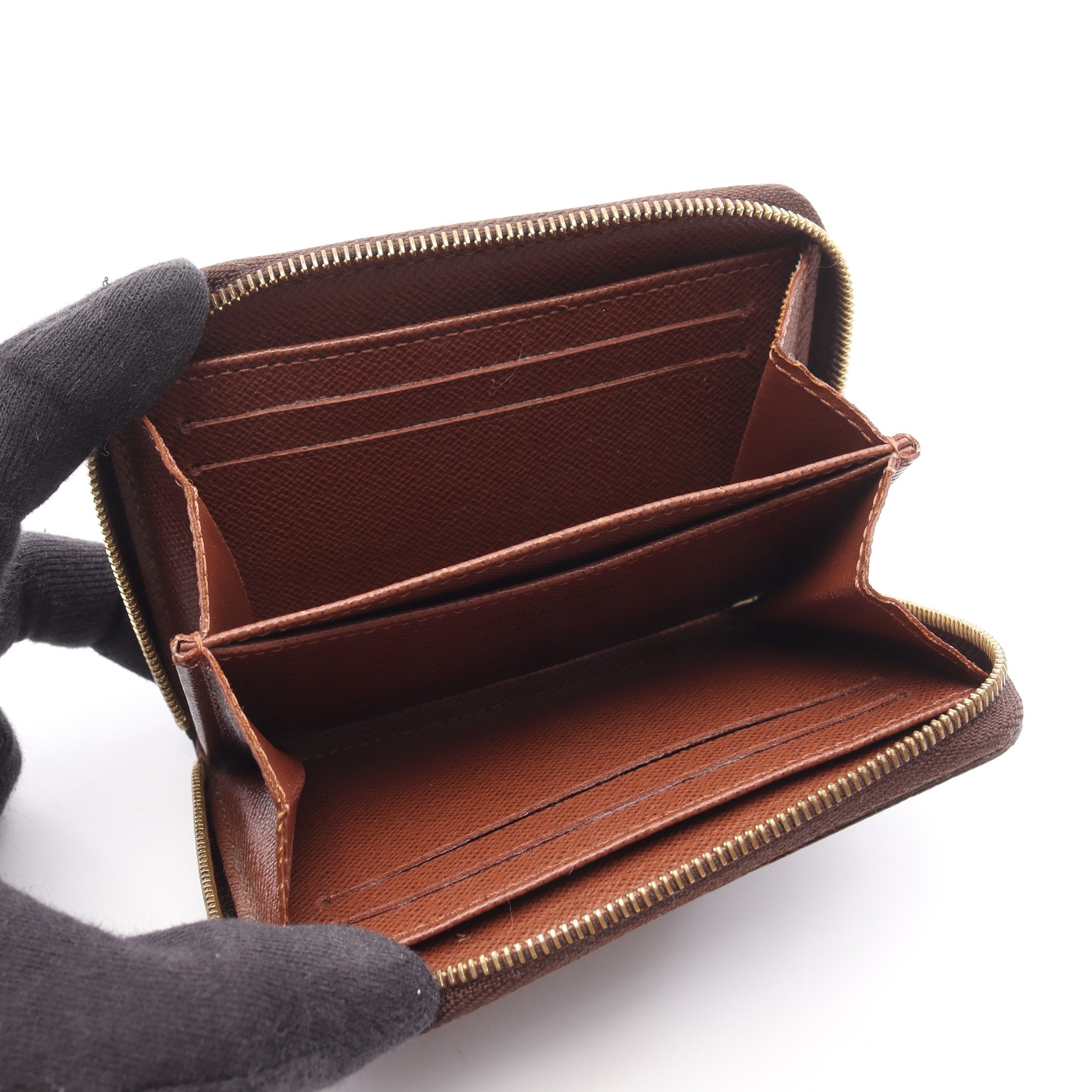 ヴィトン モノグラム ジッピーパース PVC ブラウン ジッピー コインパース モノグラム コインケース PVC ブラウン ルイ