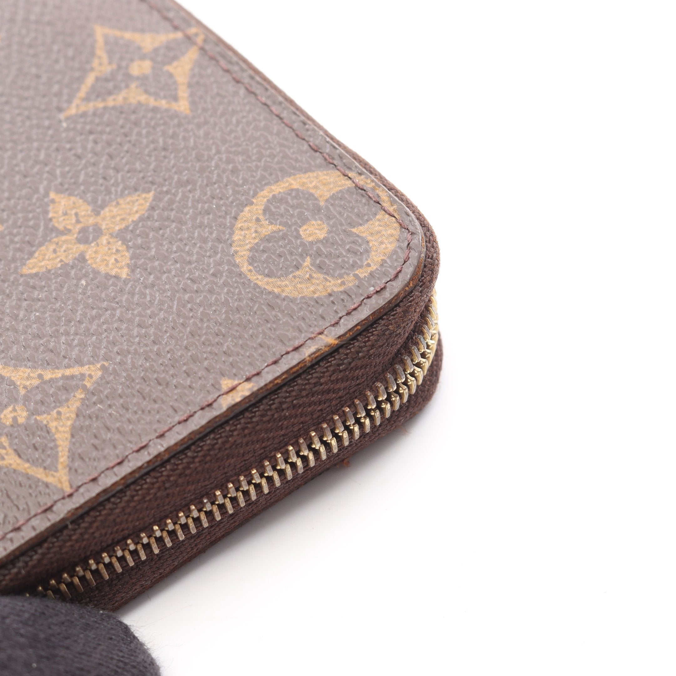 ヴィトン モノグラム ジッピーパース PVC ブラウン ジッピー コインパース モノグラム コインケース PVC ブラウン ルイ