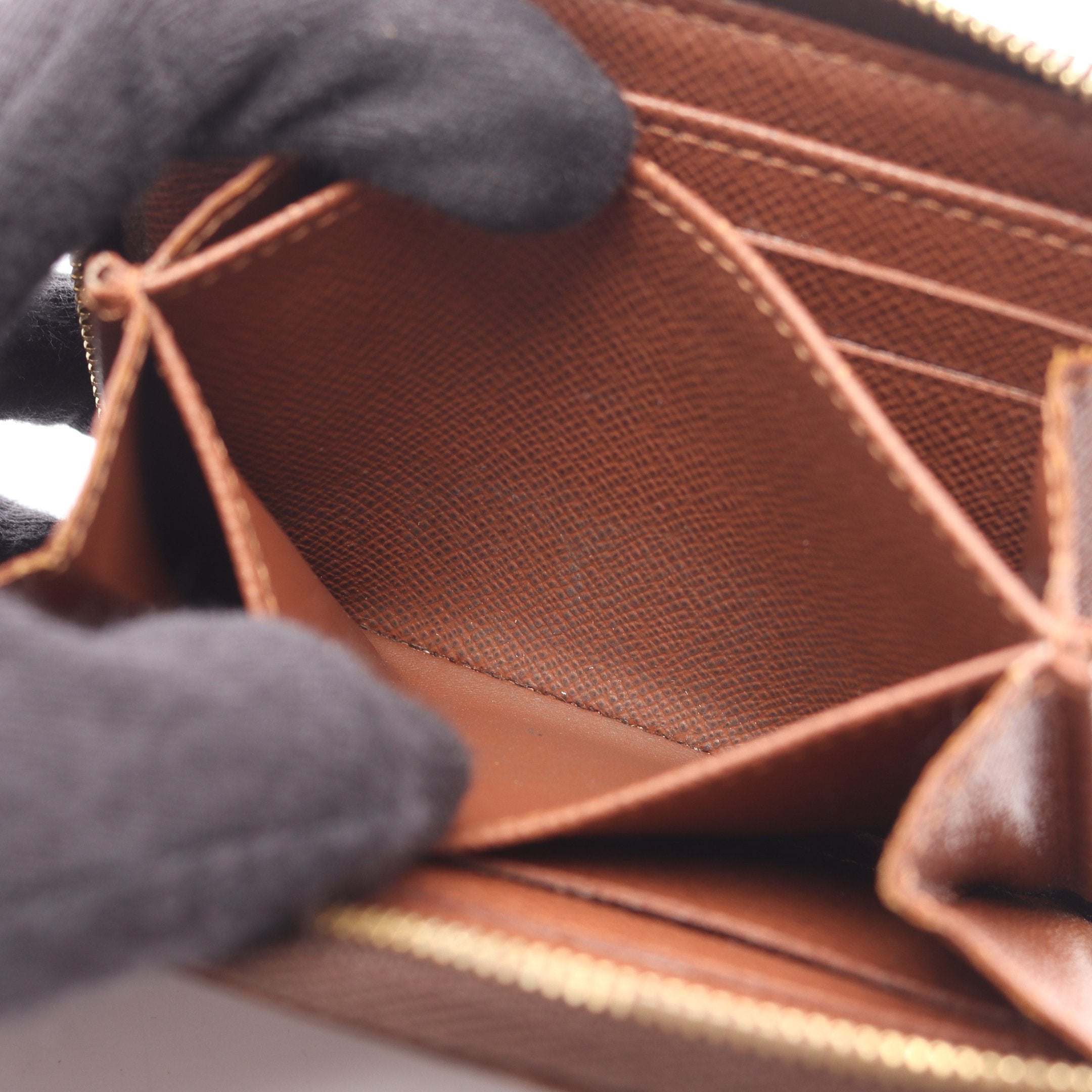 ヴィトン モノグラム ジッピーパース PVC ブラウン ジッピー コインパース モノグラム コインケース PVC ブラウン ルイ