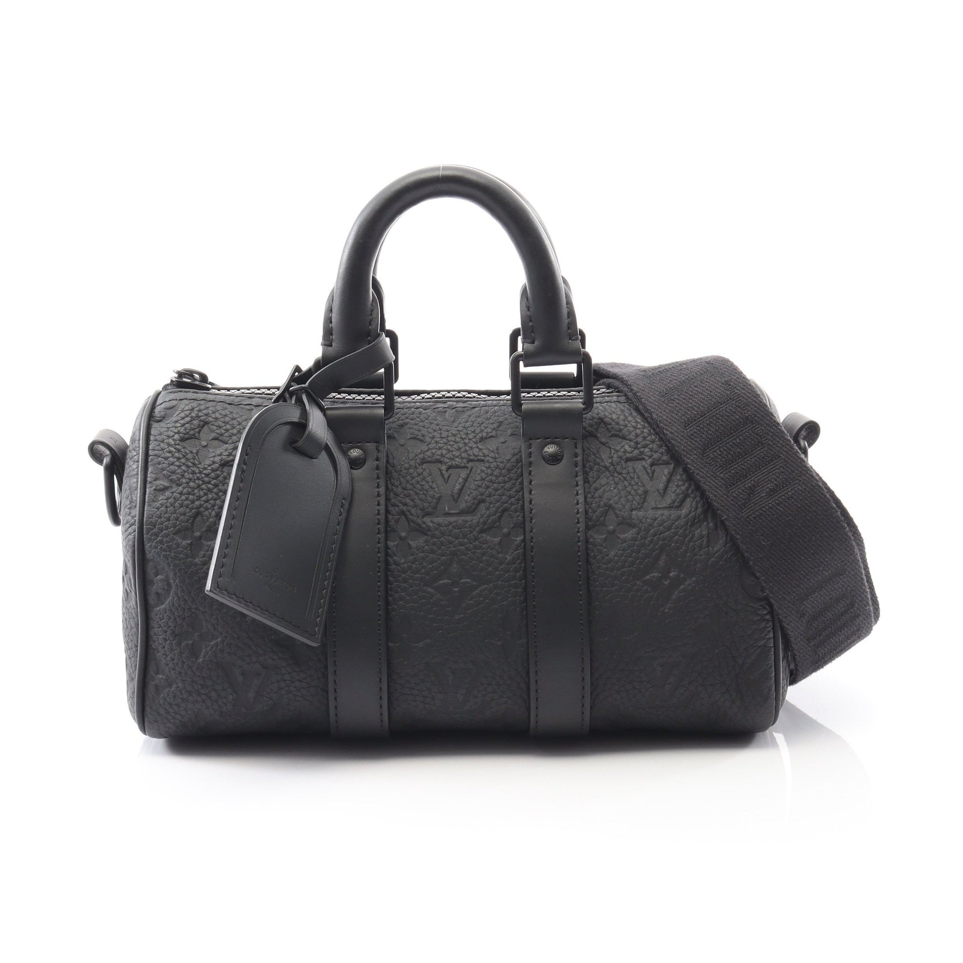 キーポル バンドリエール25 トリヨンモノグラム ノワール ハンドバッグ レザー ブラック 2WAY ルイヴィトン バッグ LOUIS VUITTON