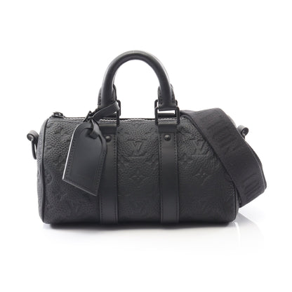 キーポル バンドリエール25 トリヨンモノグラム ノワール ハンドバッグ レザー ブラック 2WAY ルイヴィトン バッグ LOUIS VUITTON