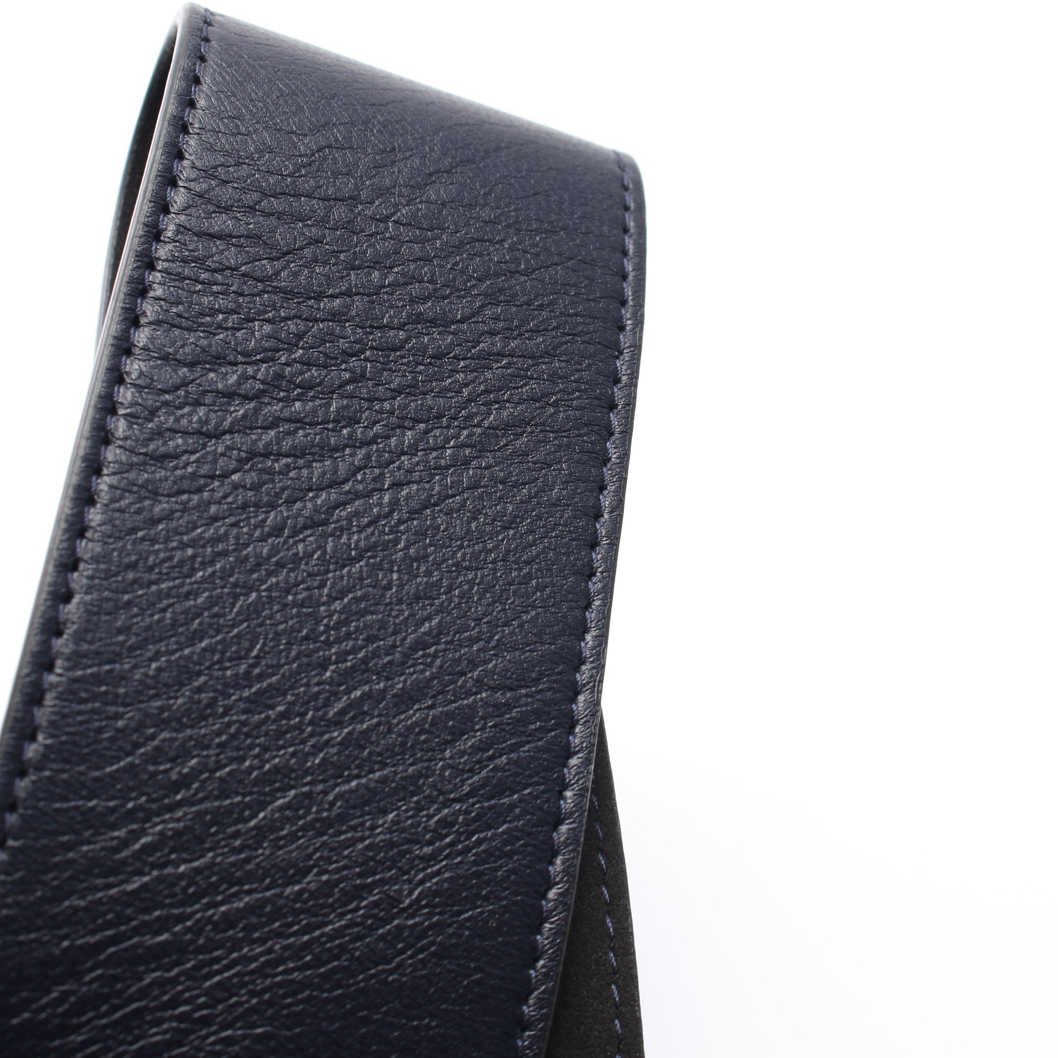 ワンピース シルク レザー ネイビー 切替 ルイヴィトン – RECLO