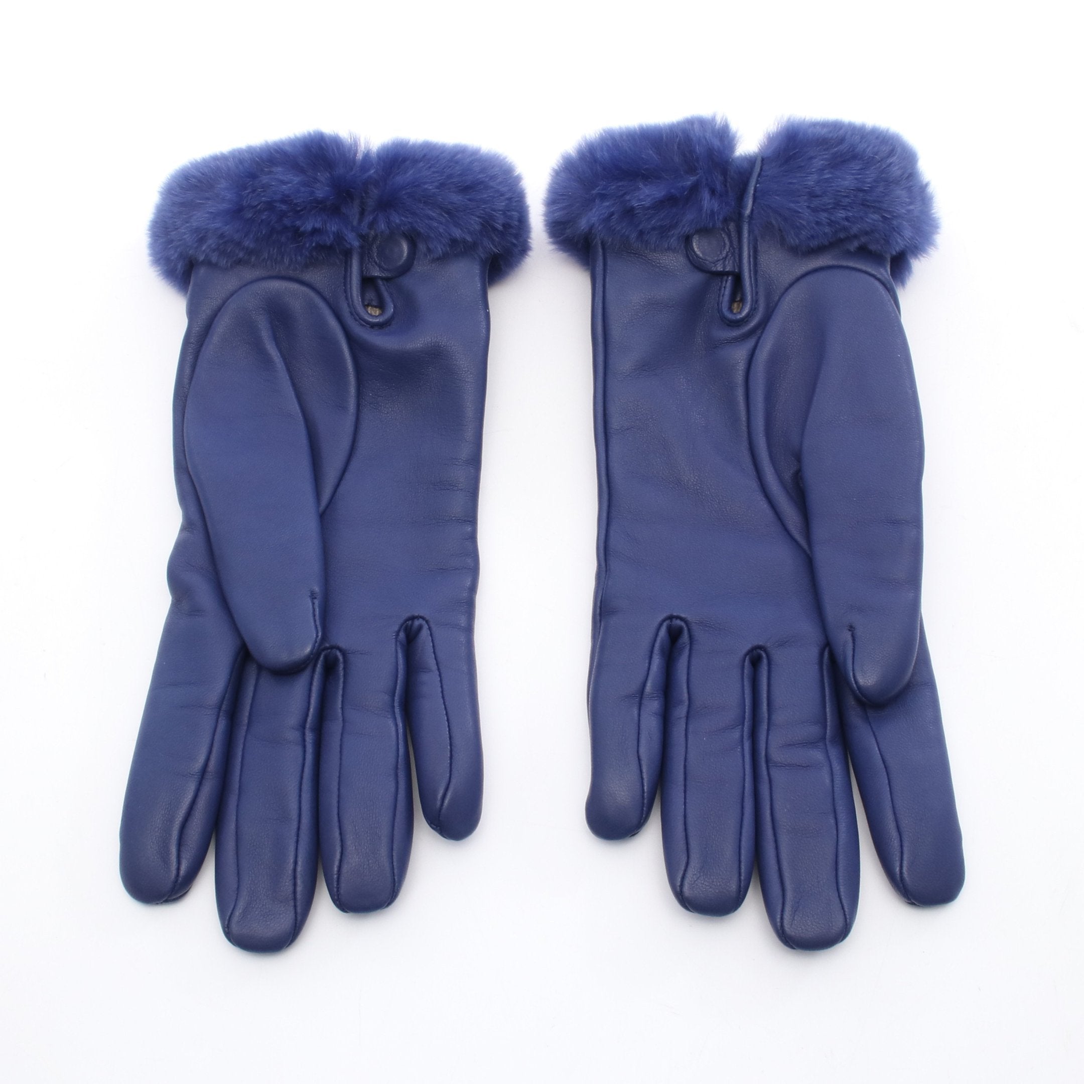 エルメス 裏ミンク革手袋ガデナ付き HERMES】エルメス『ソルド品 カデナ付き ミンクファー レザーグローブ