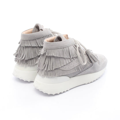 ハイカットスニーカー スエード グレー フリンジ トッズ シューズ TOD'S
