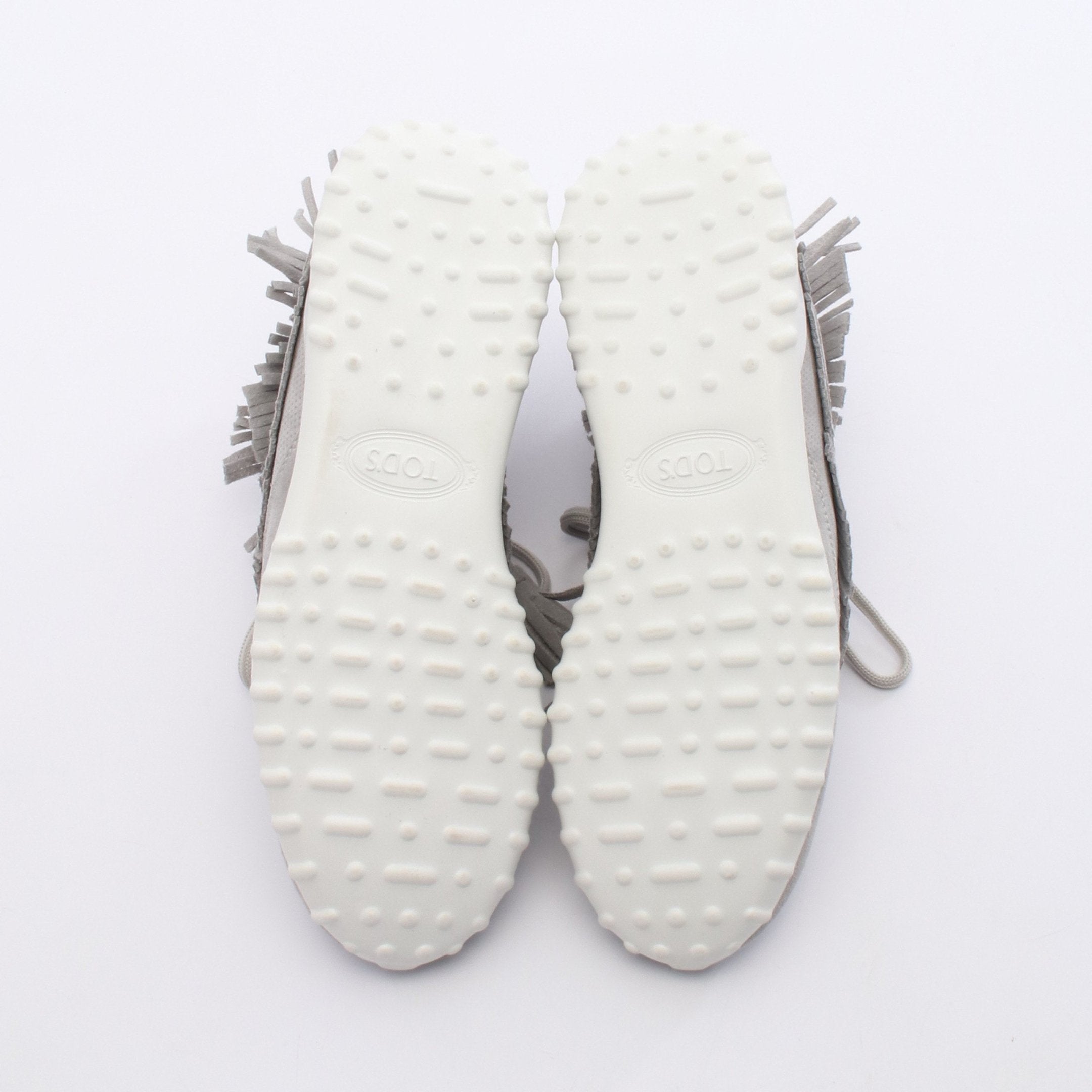 ハイカットスニーカー スエード グレー フリンジ トッズ – RECLO