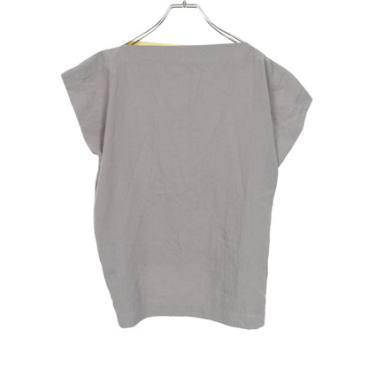ベスト トップス コットン ライトイエロー グレー イッセイミヤケ トップス ISSEY MIYAKE