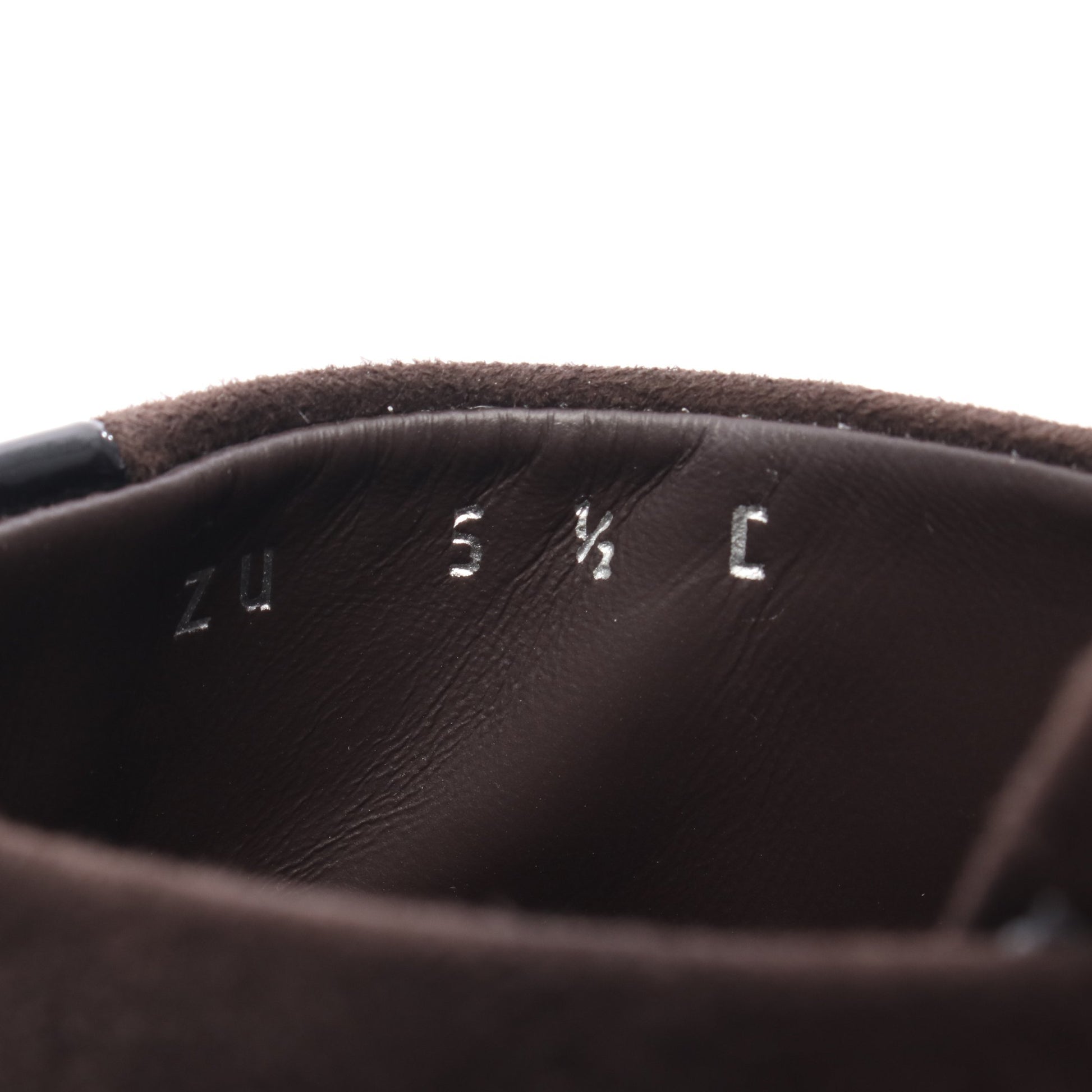 ミュール サンダル スエード エナメルレザー ダークブラウン サルヴァトーレフェラガモ シューズ Salvatore Ferragamo