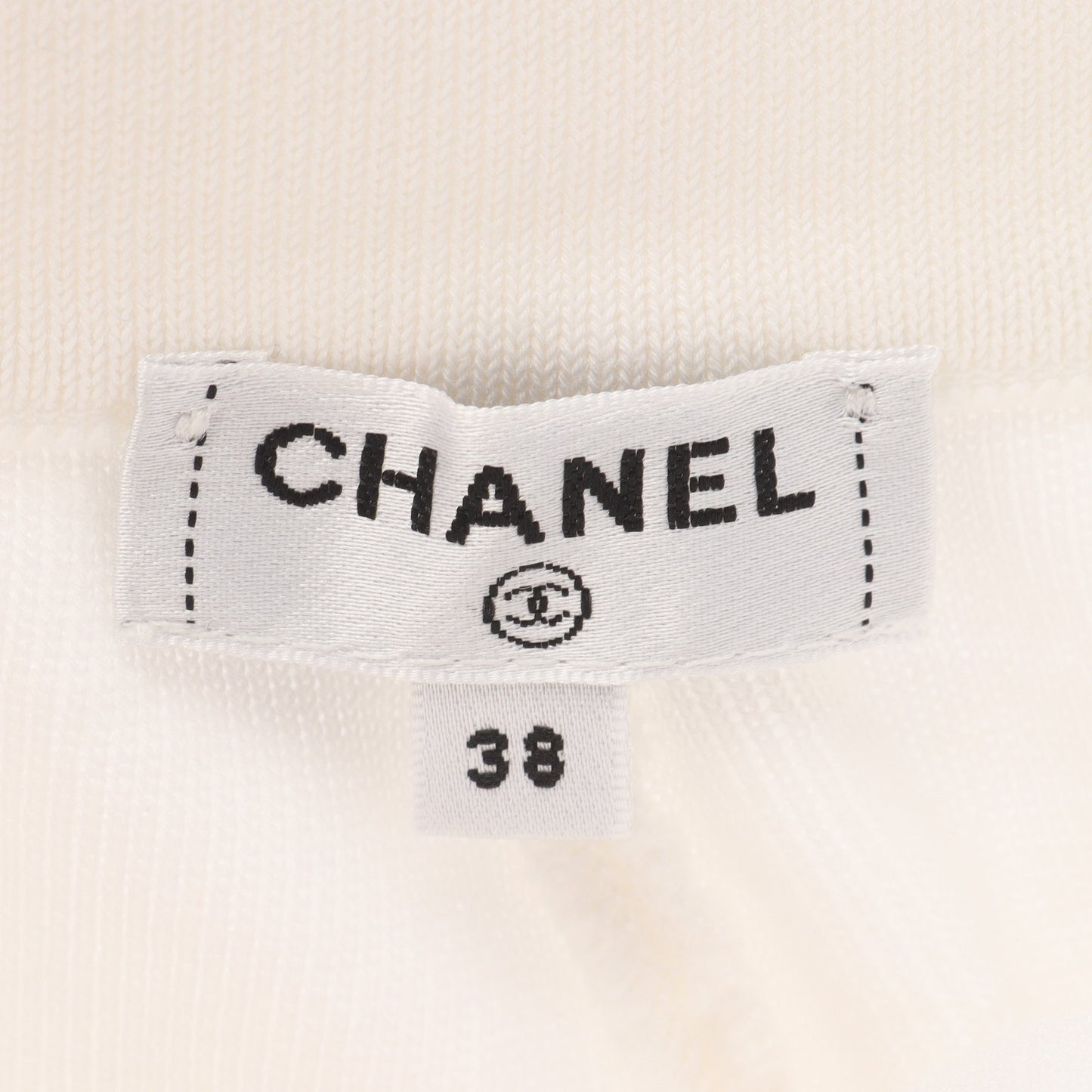 ココマーク ラインストーンボタン ショート パンツ コットン ナイロン ホワイト シャネル ボトムス CHANEL