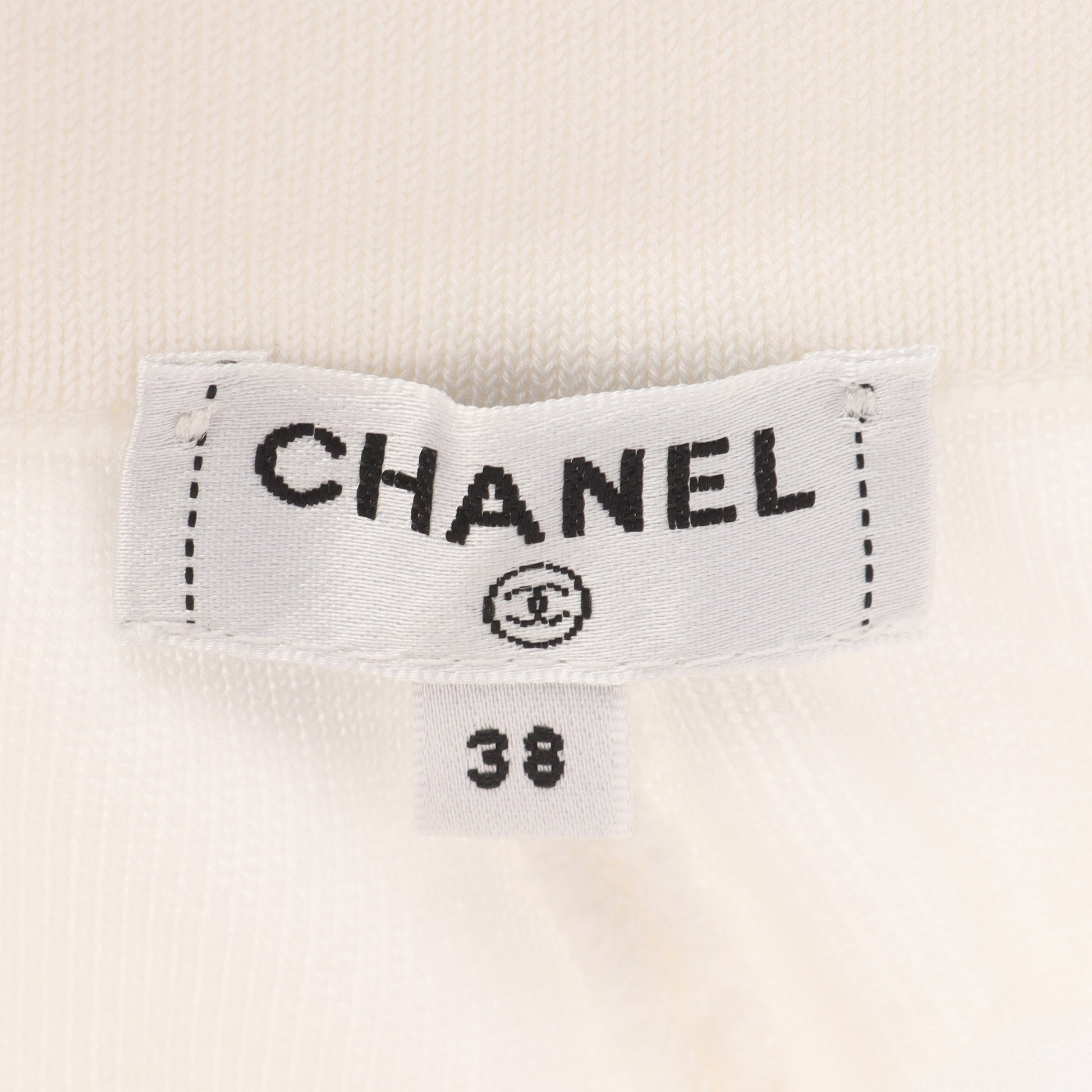 ココマーク ラインストーンボタン ショート パンツ コットン ナイロン ホワイト シャネル ボトムス CHANEL