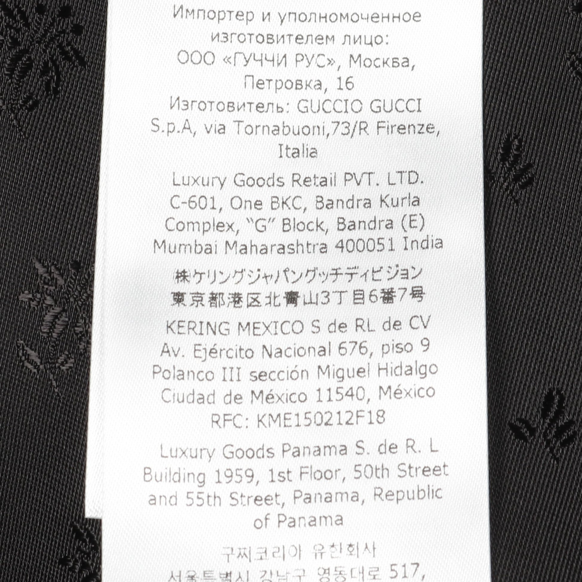 GGボタン コート レーヨン シルク ブラック グッチ アウター GUCCI
