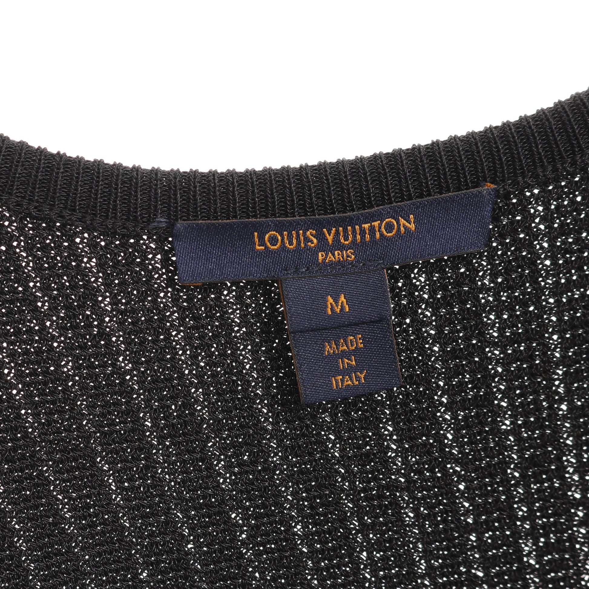 ワンピース ノースリーブ コットン ナイロン ブラック スナップボタン ルイヴィトン ワンピース LOUIS VUITTON