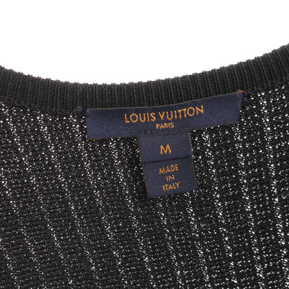 ワンピース ノースリーブ コットン ナイロン ブラック スナップボタン ルイヴィトン ワンピース LOUIS VUITTON