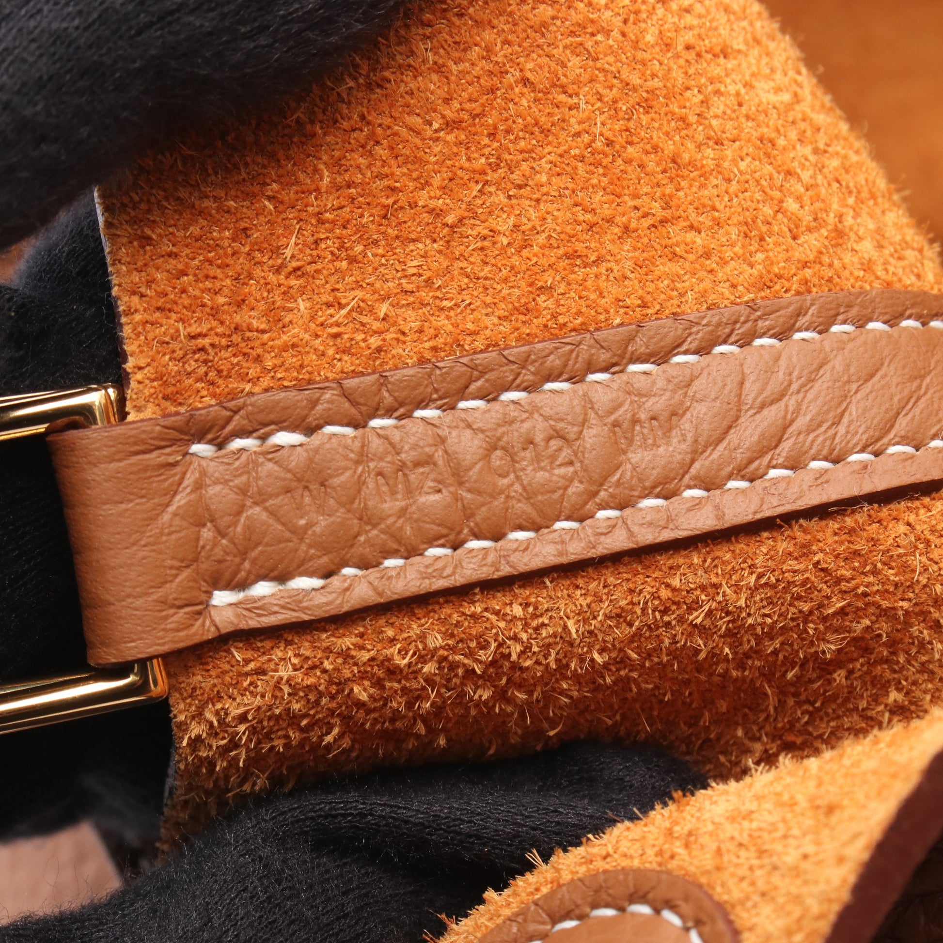 ピコタンロックMM ゴールド ハンドバッグ トリヨンクレマンス ブラウン ゴールド金具 W刻印 エルメス バッグ HERMES