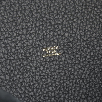ピコタンロックMM ハンドバッグ トリヨンクレマンス ブラック ゴールド金具 K刻印 エルメス バッグ HERMES