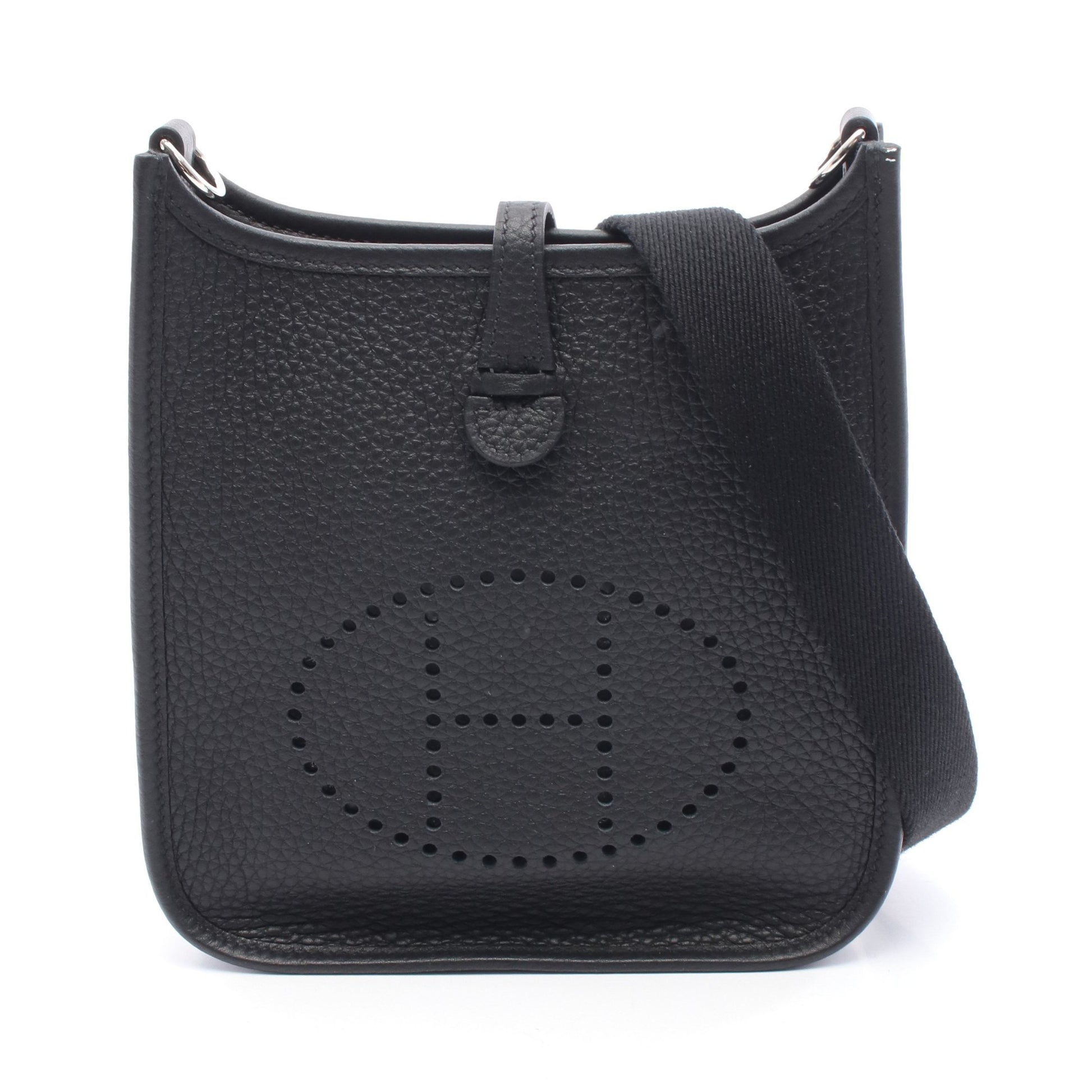 エヴリンTPM ショルダーバッグ トリヨンクレマンス ブラック シルバー金具 K刻印 エルメス バッグ HERMES
