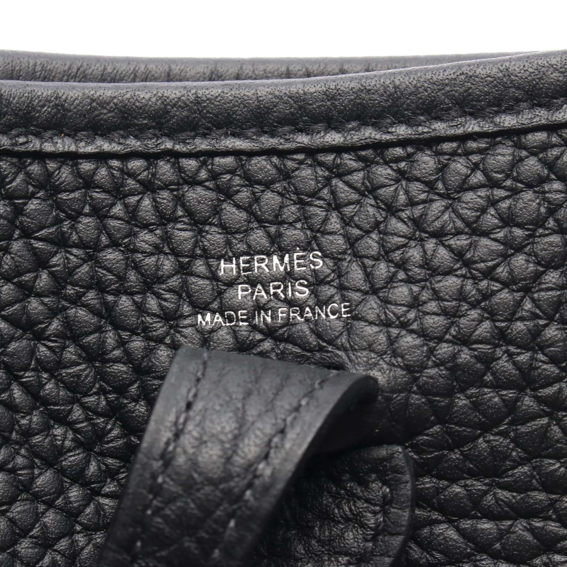 エヴリンTPM ショルダーバッグ トリヨンクレマンス ブラック シルバー金具 K刻印 エルメス バッグ HERMES