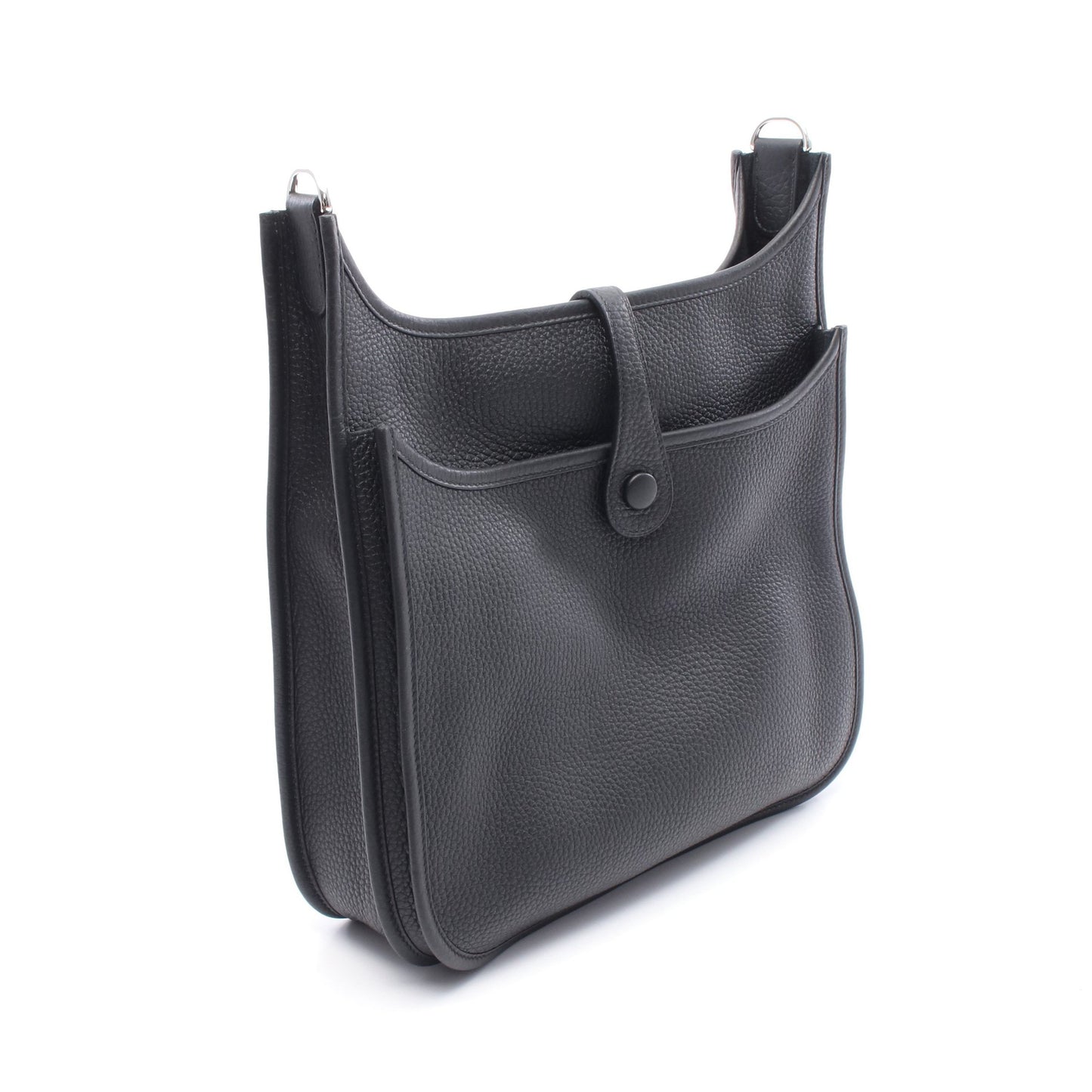 エヴリン 3 トロワ PM ショルダーバッグ トリヨンクレマンス ブラック シルバー金具 K刻印 エルメス バッグ HERMES