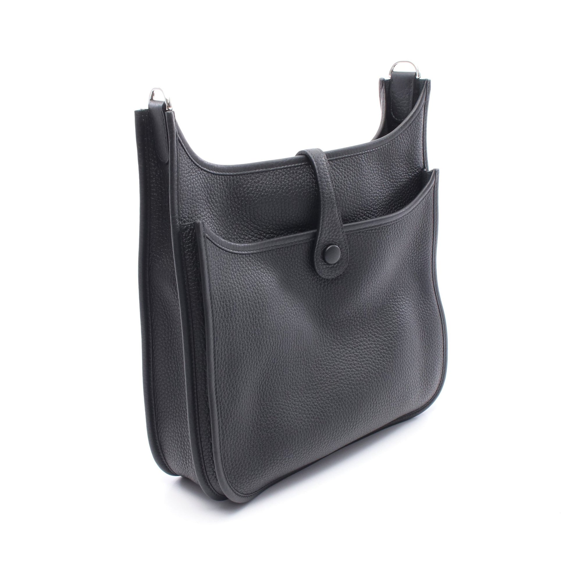エヴリン 3 トロワ PM ショルダーバッグ トリヨンクレマンス ブラック シルバー金具 K刻印 エルメス バッグ HERMES