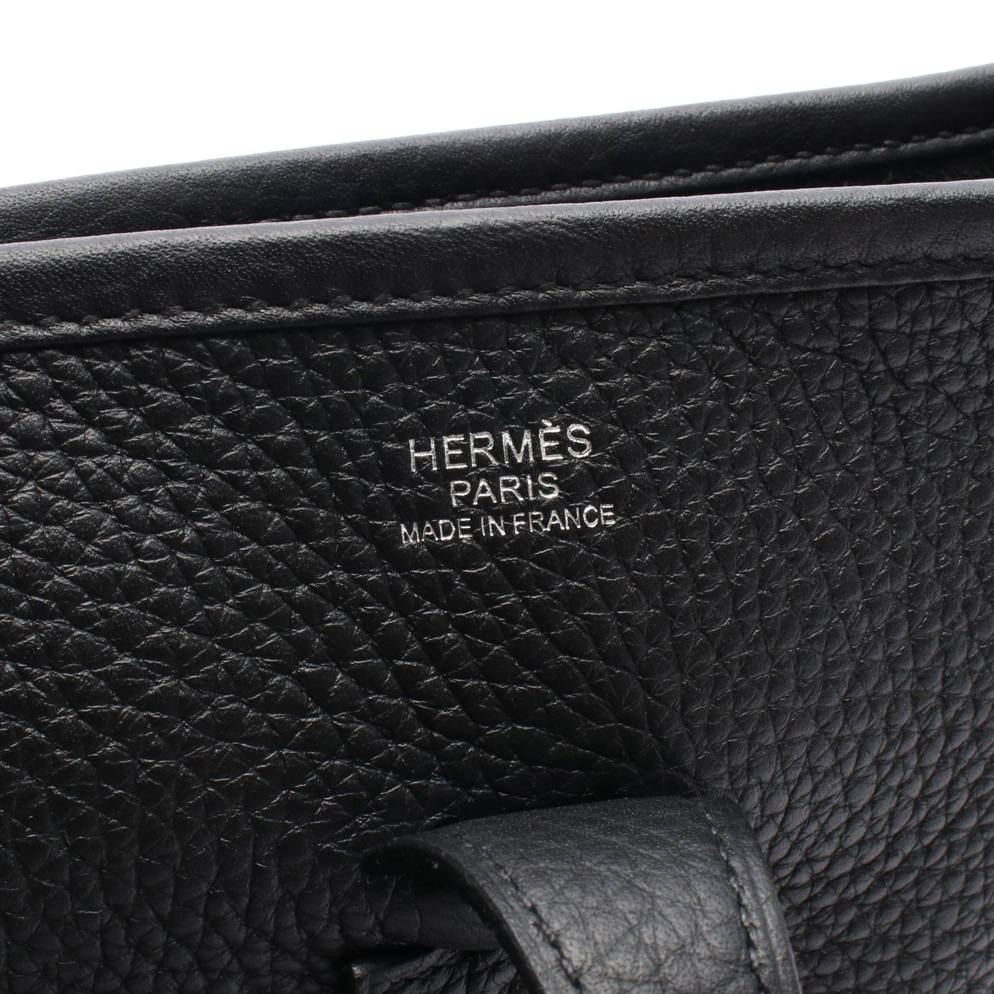 エヴリン 3 トロワ PM ショルダーバッグ トリヨンクレマンス ブラック シルバー金具 K刻印 エルメス バッグ HERMES