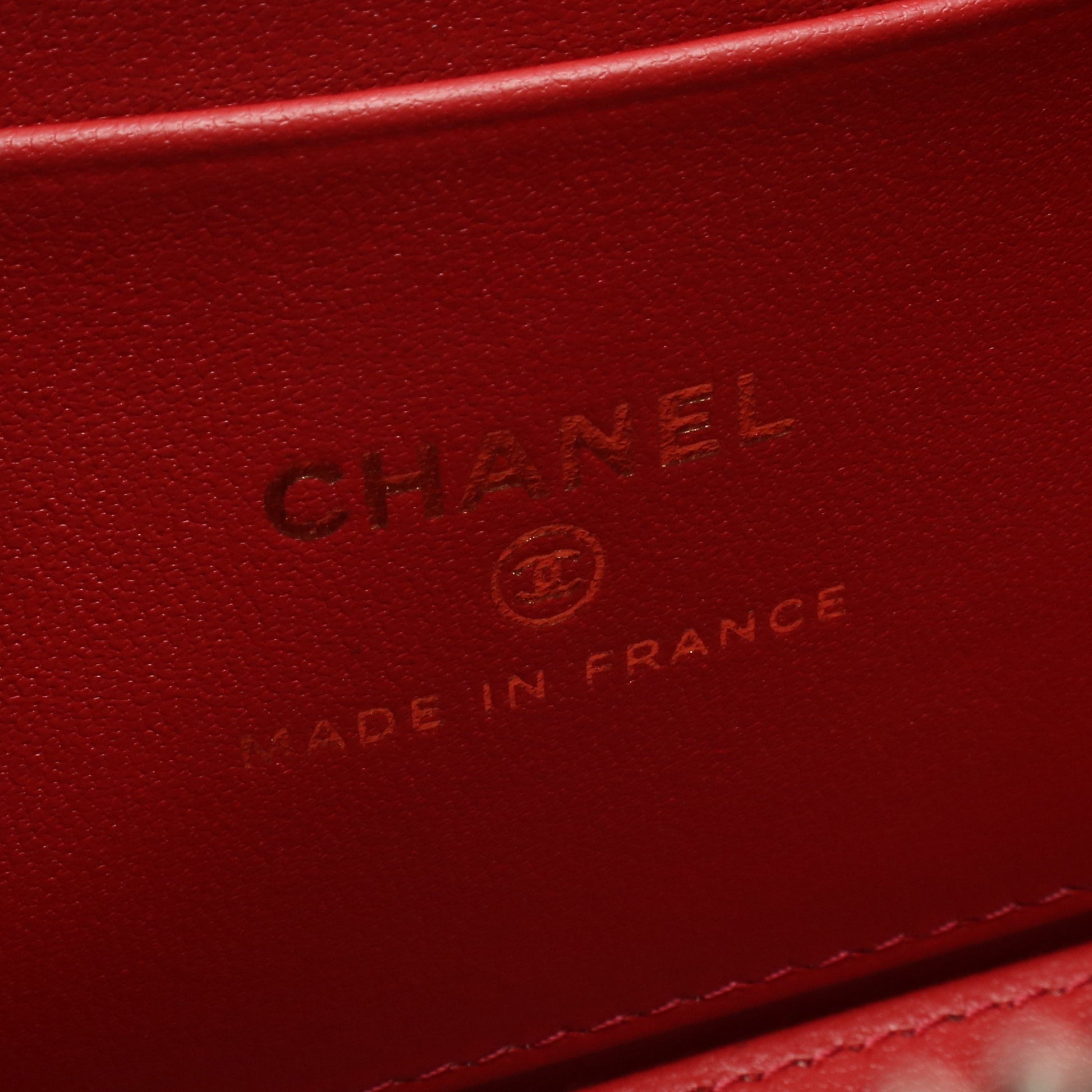 マトラッセ バニティ チェーンショルダーバッグ ラムスキン ブラック ゴールド金具 シャネル バッグ CHANEL
