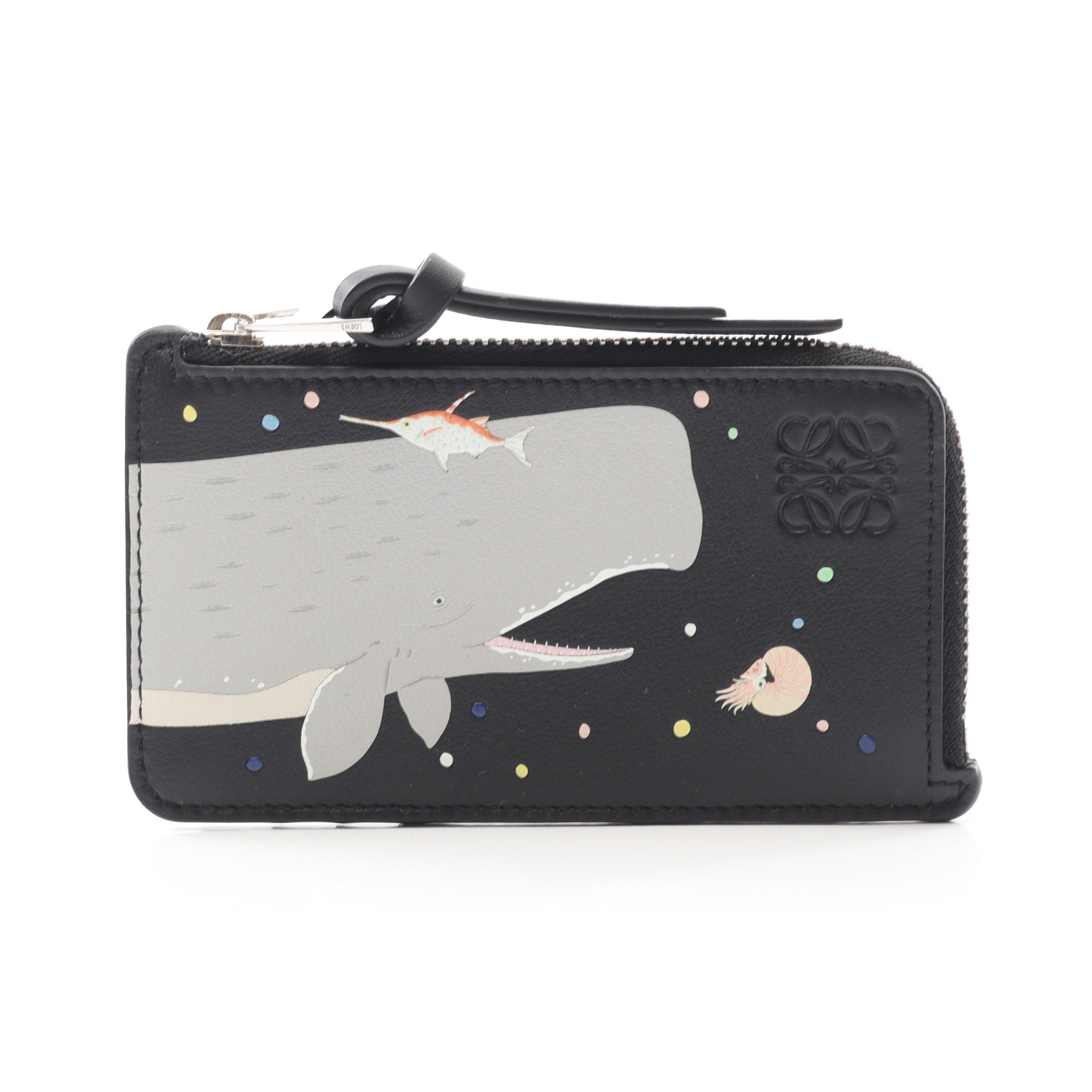 LOEWE ブラック レザー ケース カードケース 財布 LOEWE(ロエベ