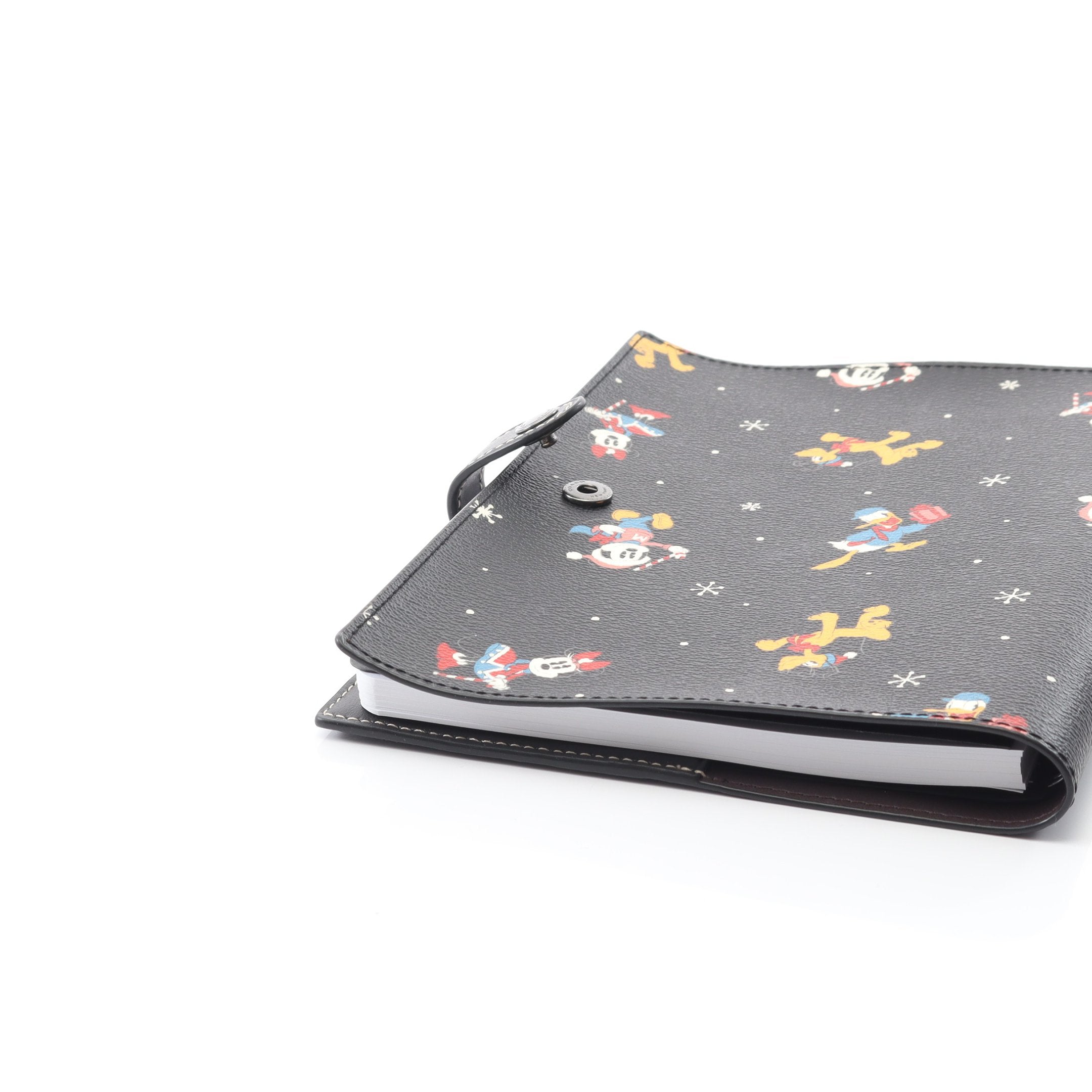 COACH × Disney ノートブック ホリデー 手帳カバー PVC ブラック