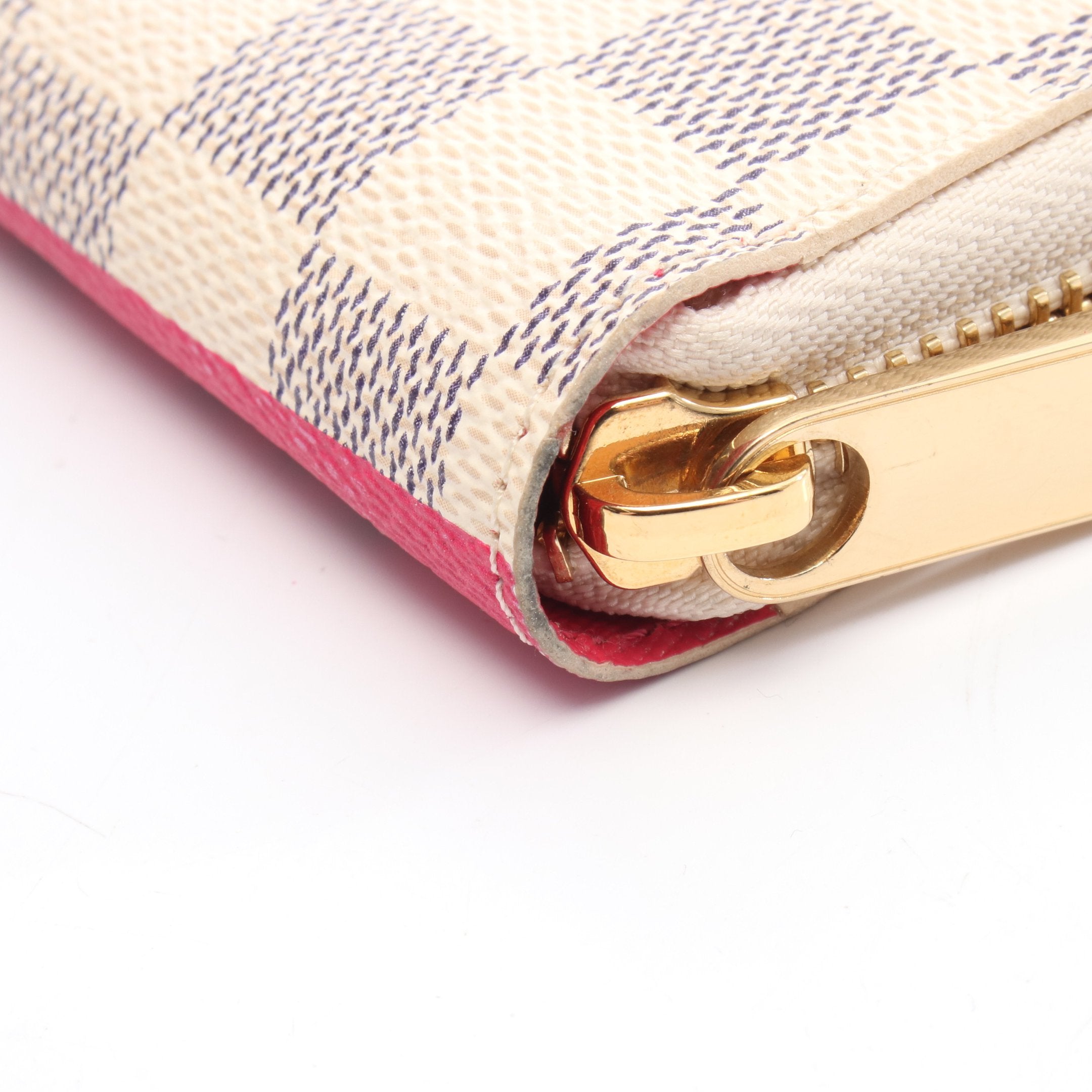 ジッピーウォレット ダミエアズール ラウンドファスナー長財布 キリン