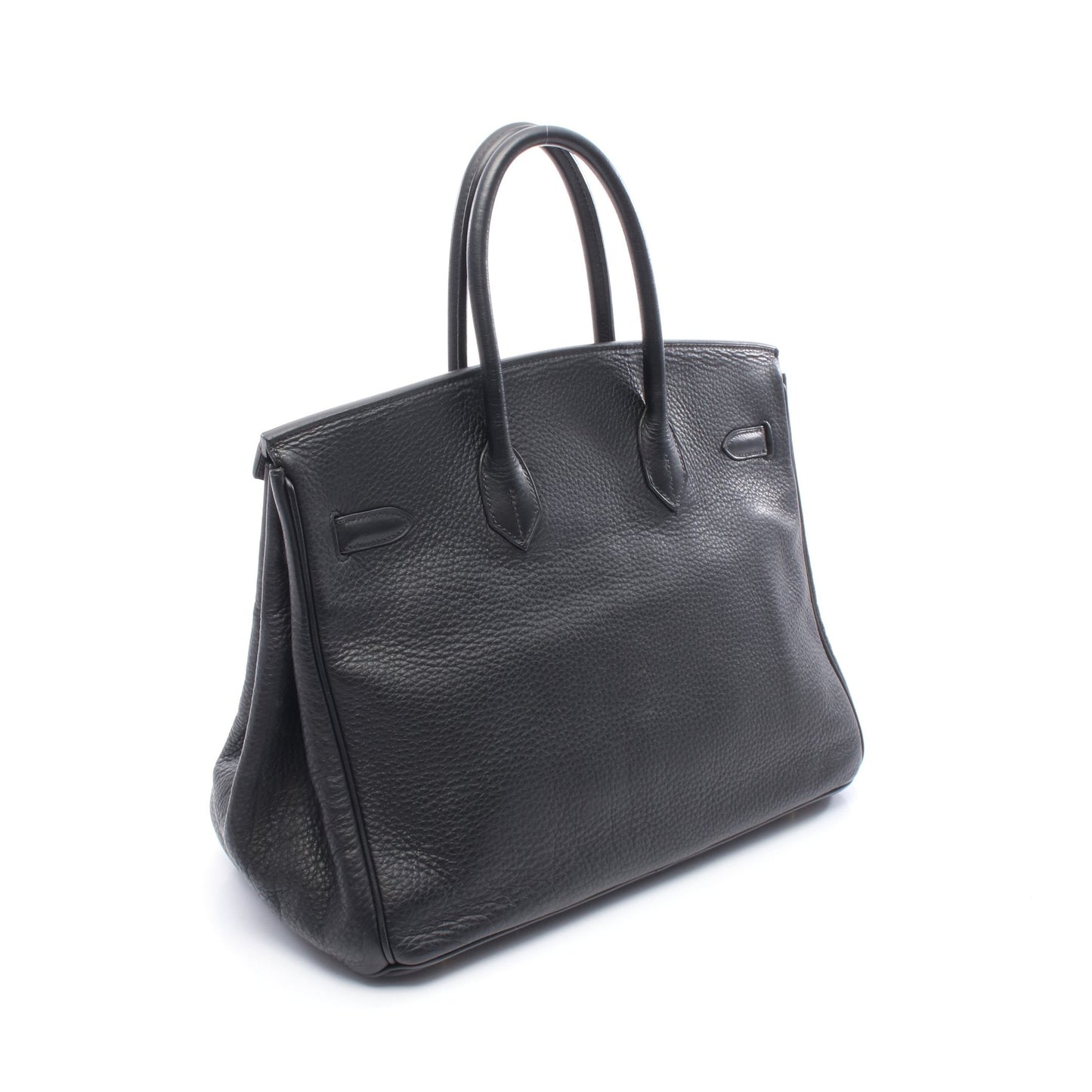 バーキン35 ハンドバッグ アルデンヌ ブラック ゴールド金具 □G刻印 エルメス バッグ HERMES